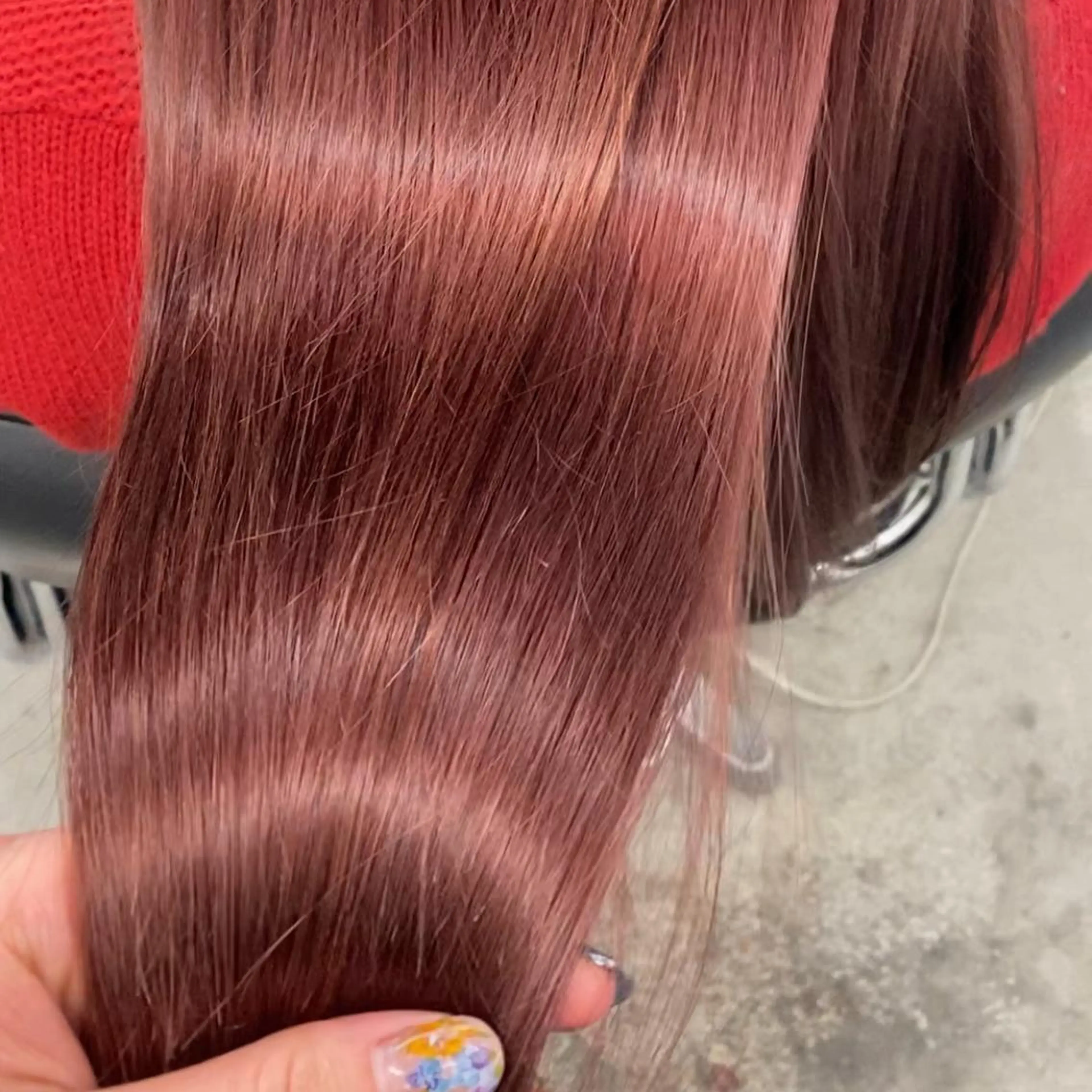 ロング カラー パーマ ヘアアレンジ ✨艶髪✨ 奈須晴香のヘアスタイル