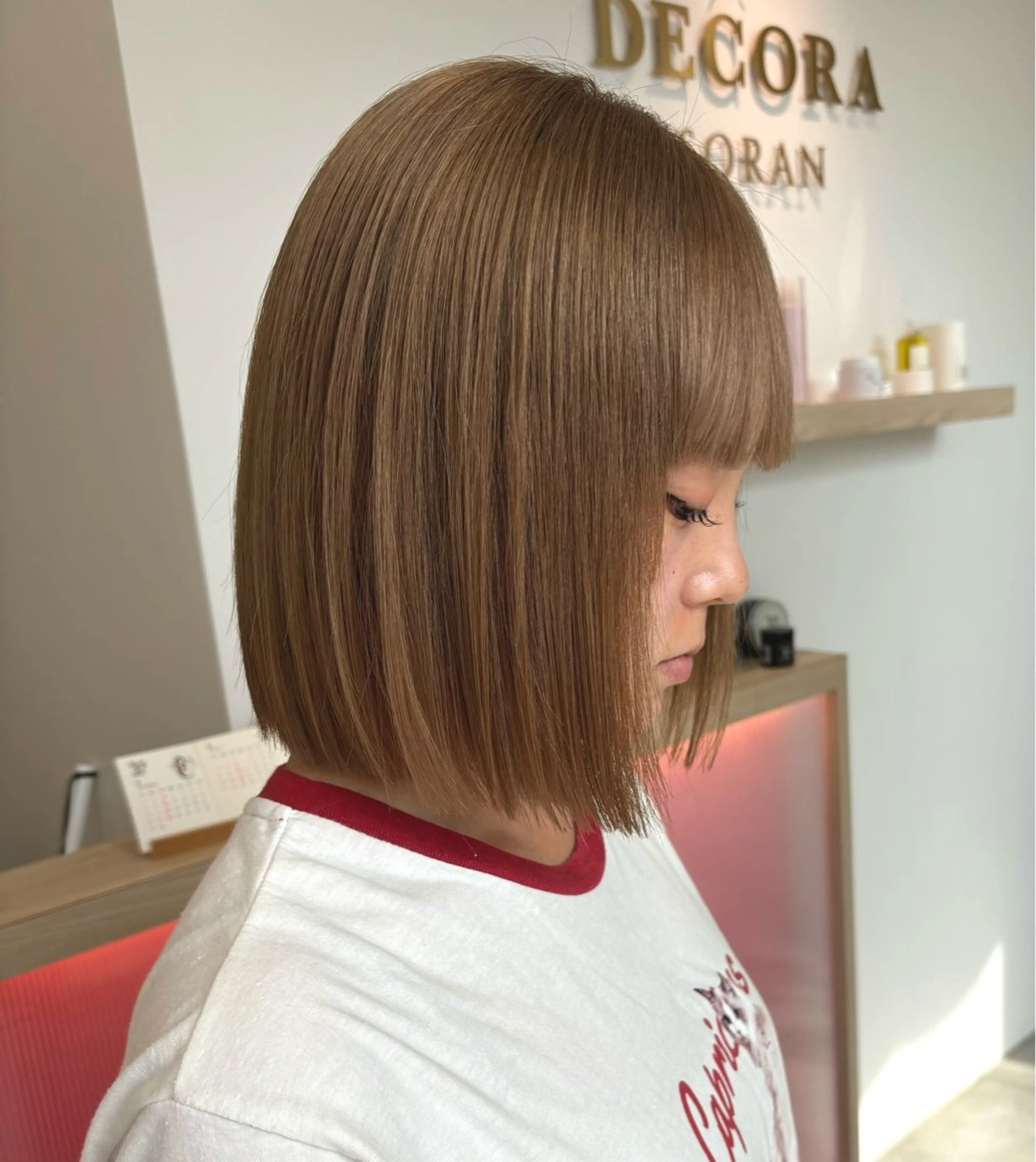 ショート カラー メンズカット ボブ/米崎駿也のヘアスタイル