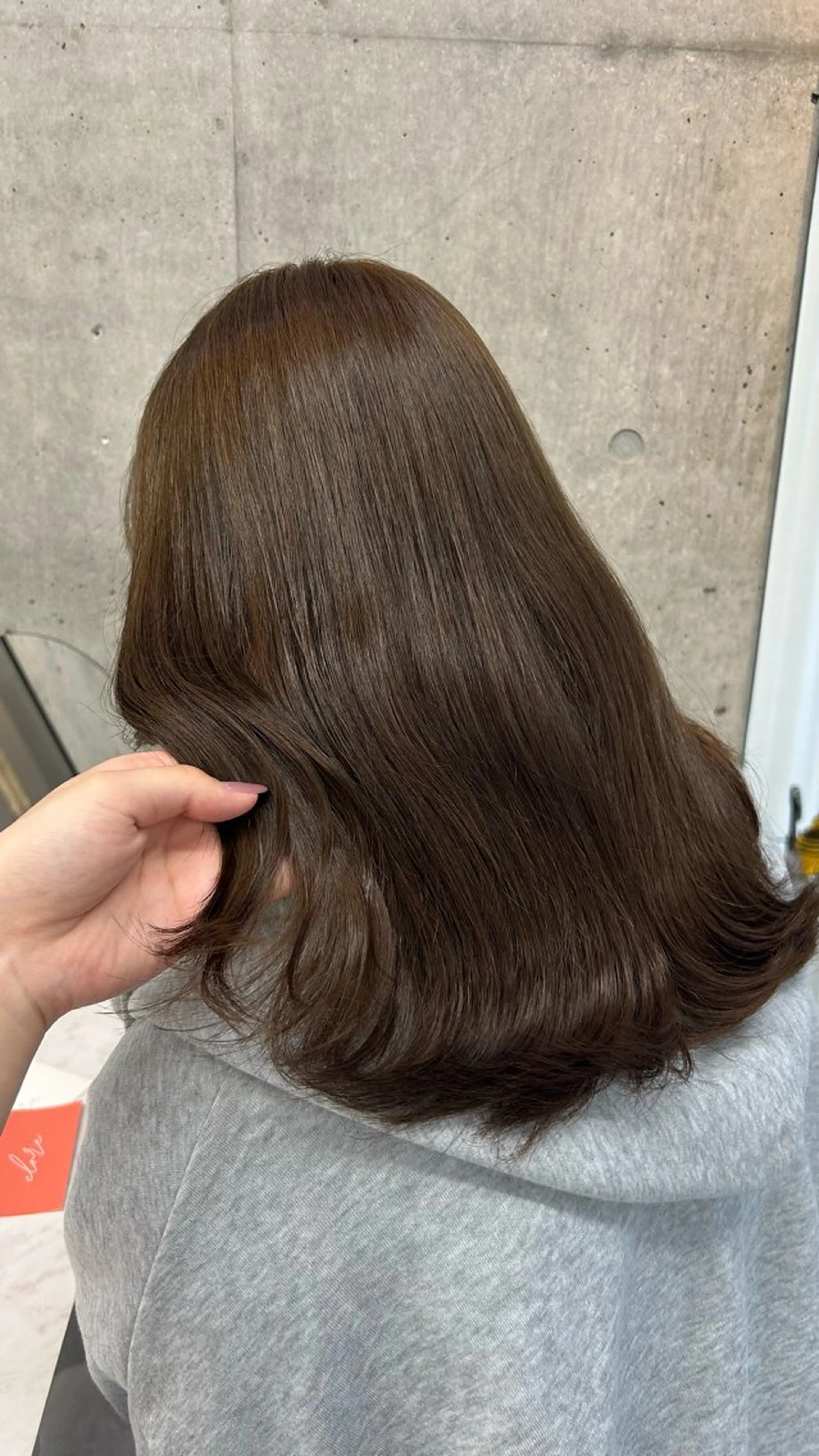 ミディアム ヘアカラー トリートメント LOE Yuuka/42🩵のヘアスタイル