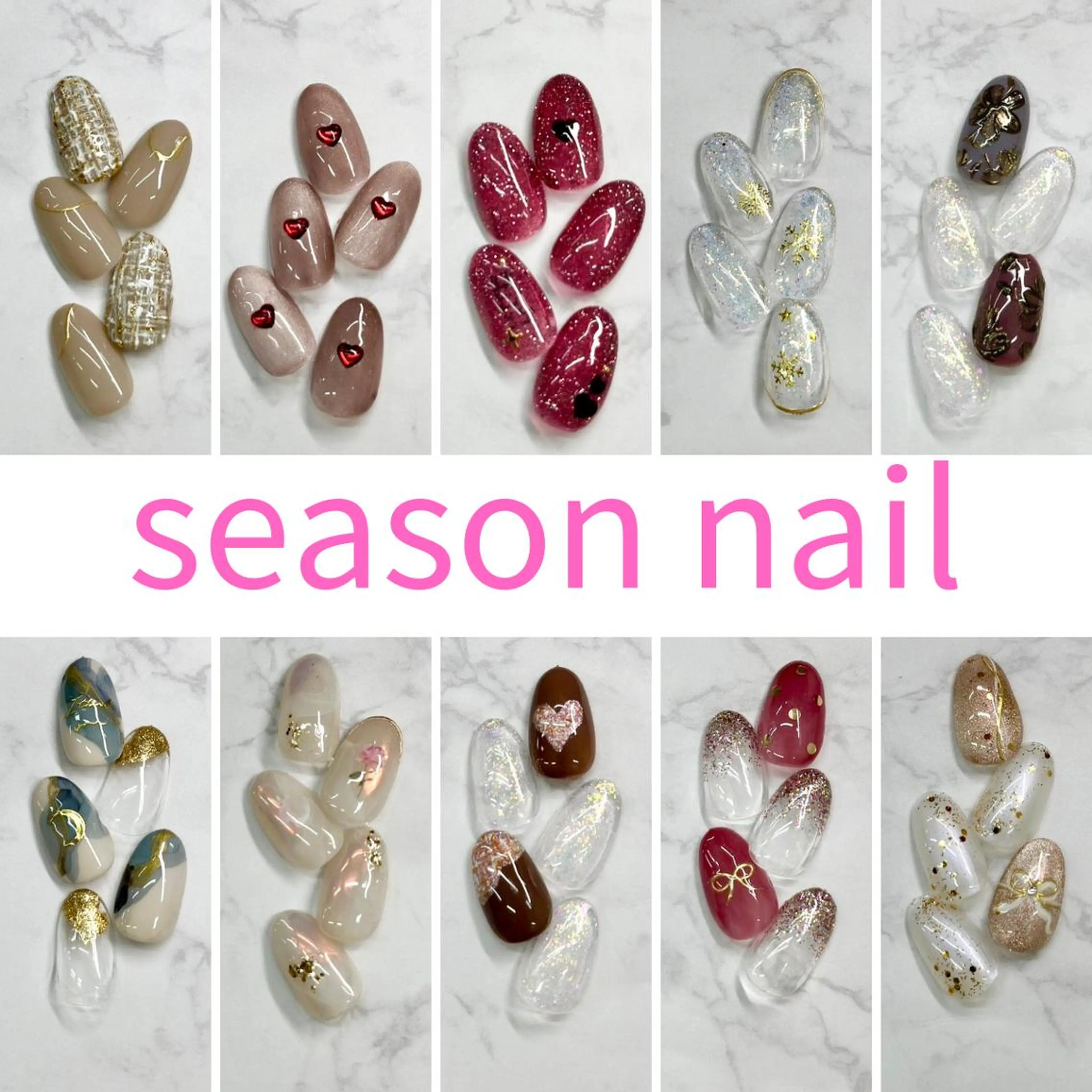 ネイル ハンドネイル eyelash & nail LINOAのネイルデザイン