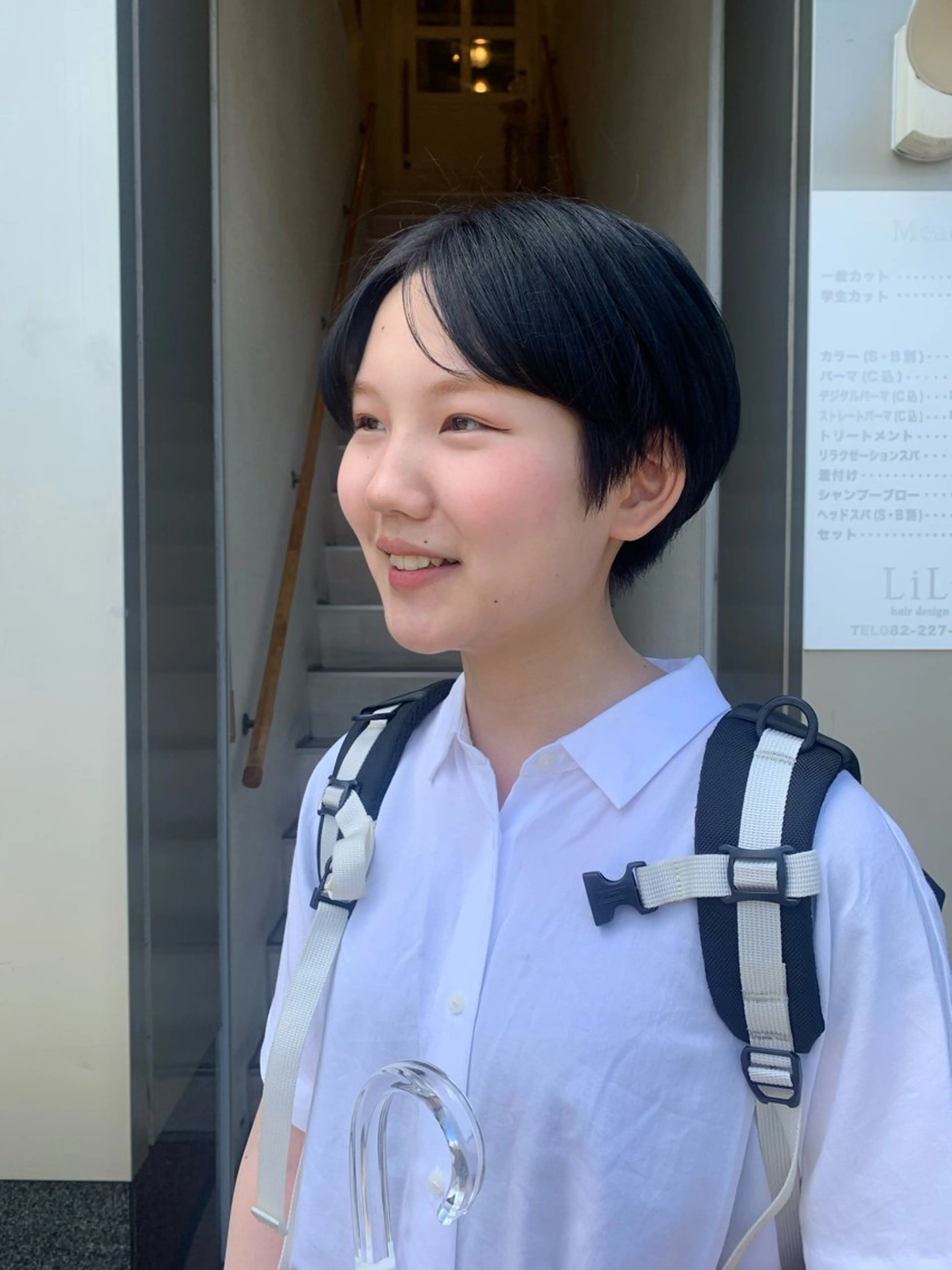 カラー 黒髪 ブルーカラー ブルーブラック 🩰淡色カラー／ 南ゆかり（女性のみ）のヘアスタイル