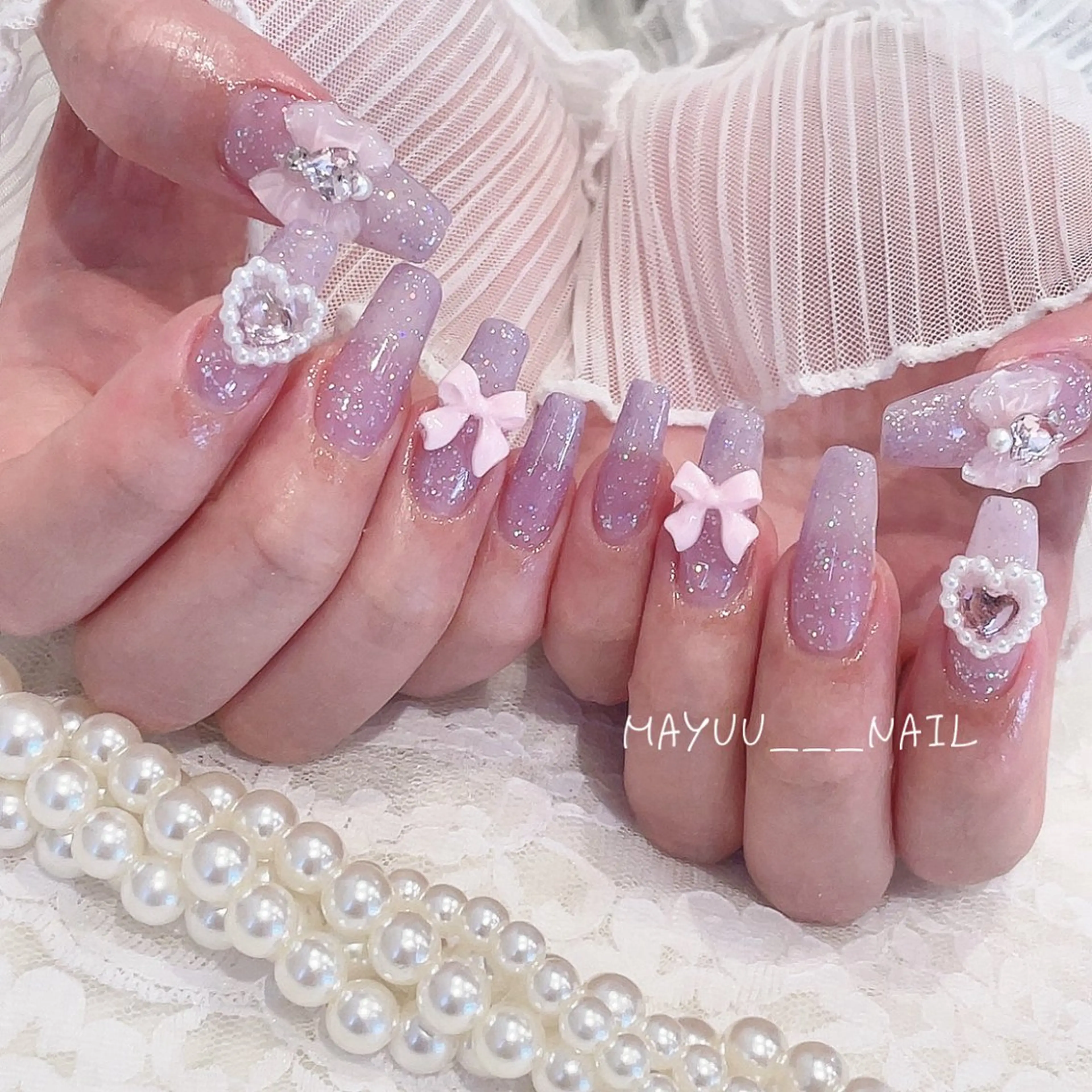 ネイル 🎀 Mayu 🎀痛ネイルのネイルデザイン