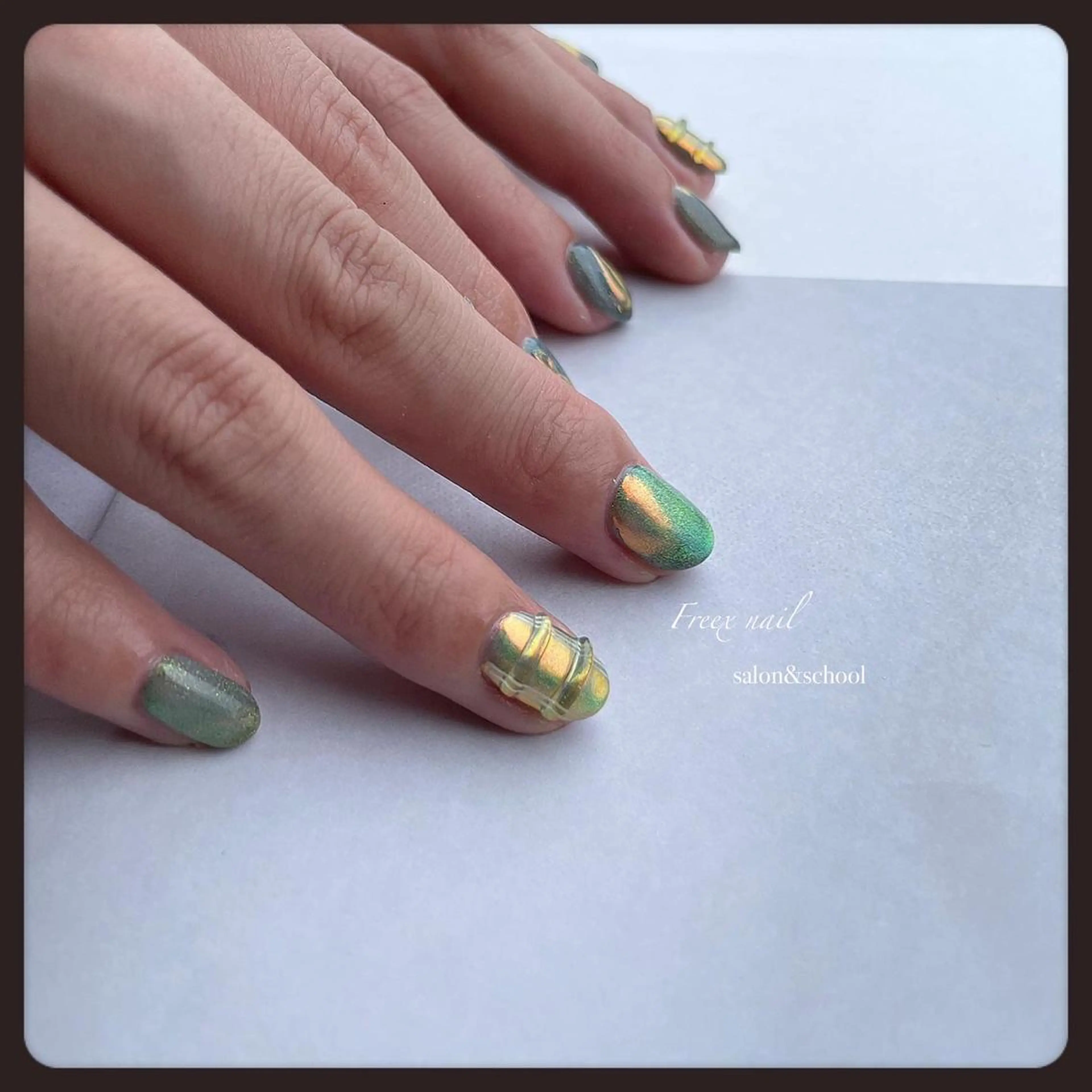 ネイル マグネットネイル ハンドネイル ハンドケア Freex nail所属・freex nail /ニュアンス/個性派のネイルデザイン