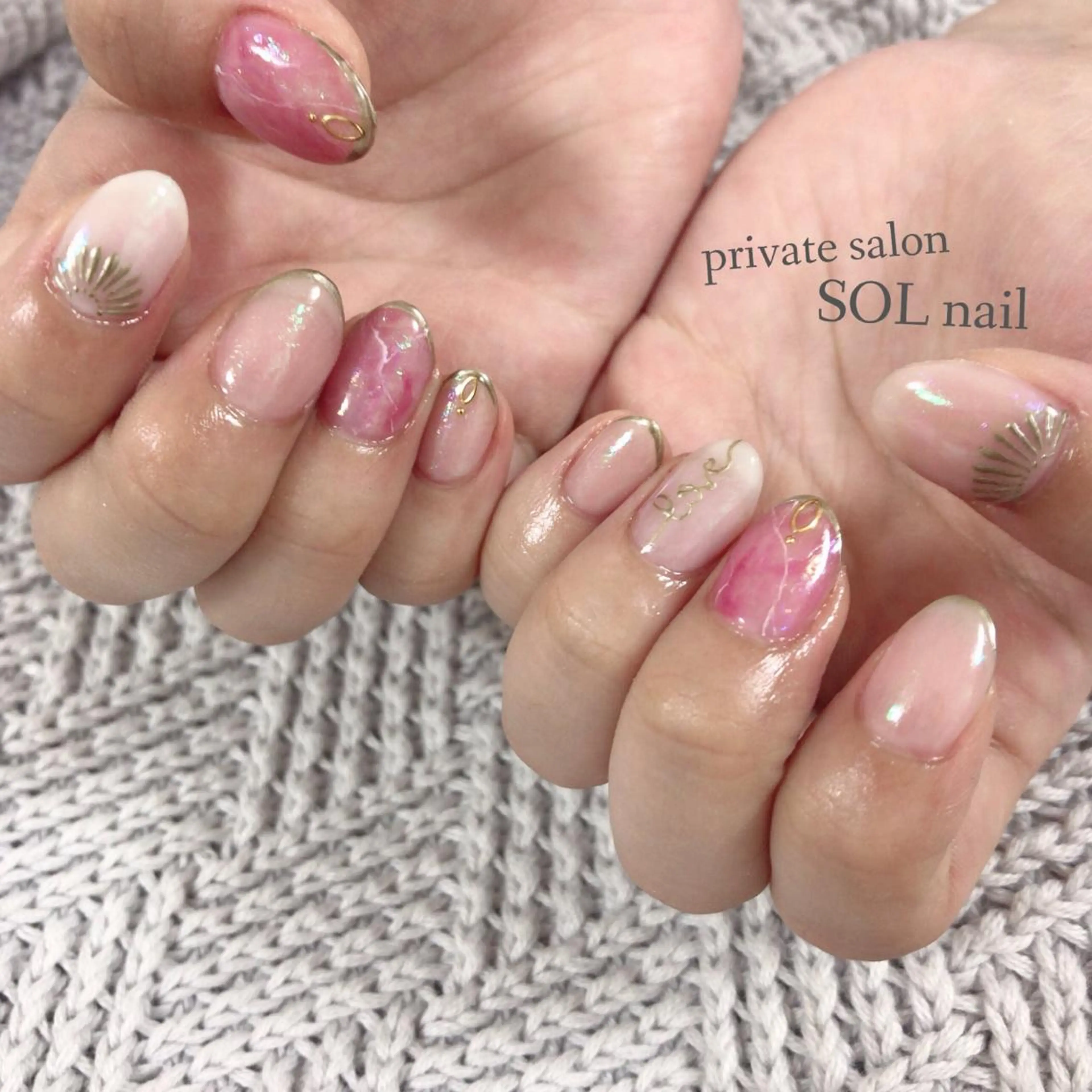 ネイル ハンドネイル SOL NAILのネイルデザイン