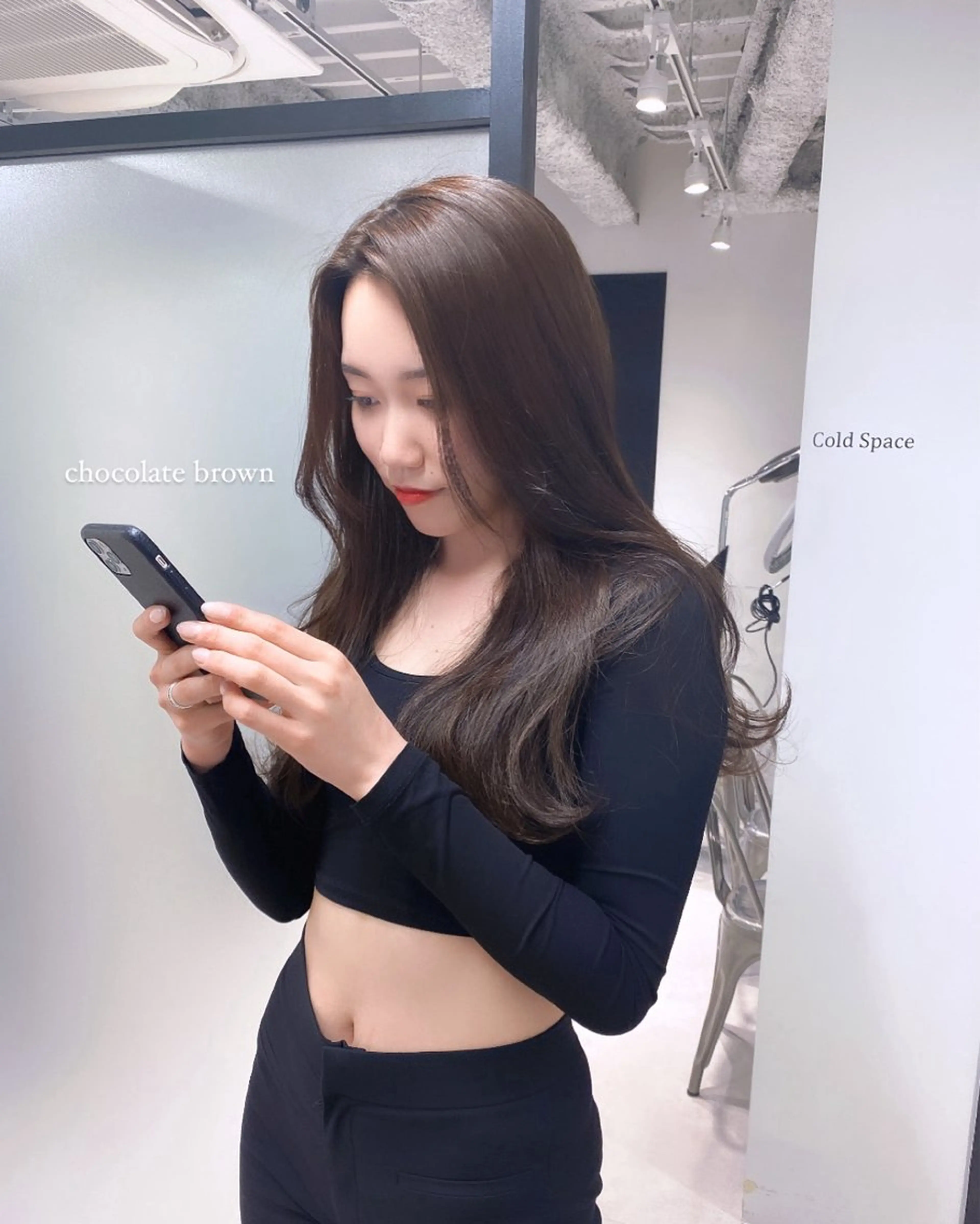 ロング カラー カット ヘアカラー マンツーマン半個室 tamuraのヘアスタイル