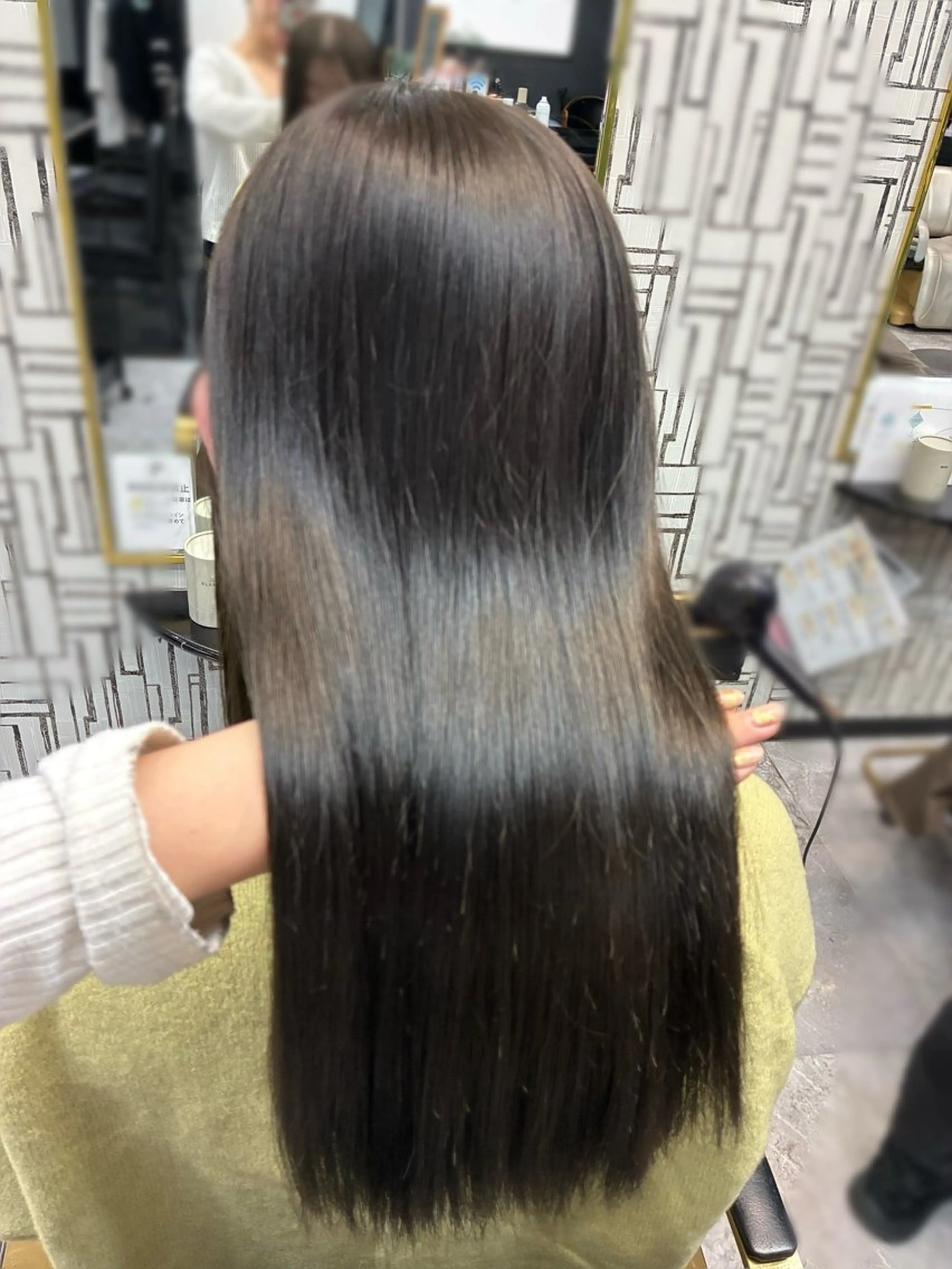 ロング トリートメント 北村 理奈のヘアスタイル