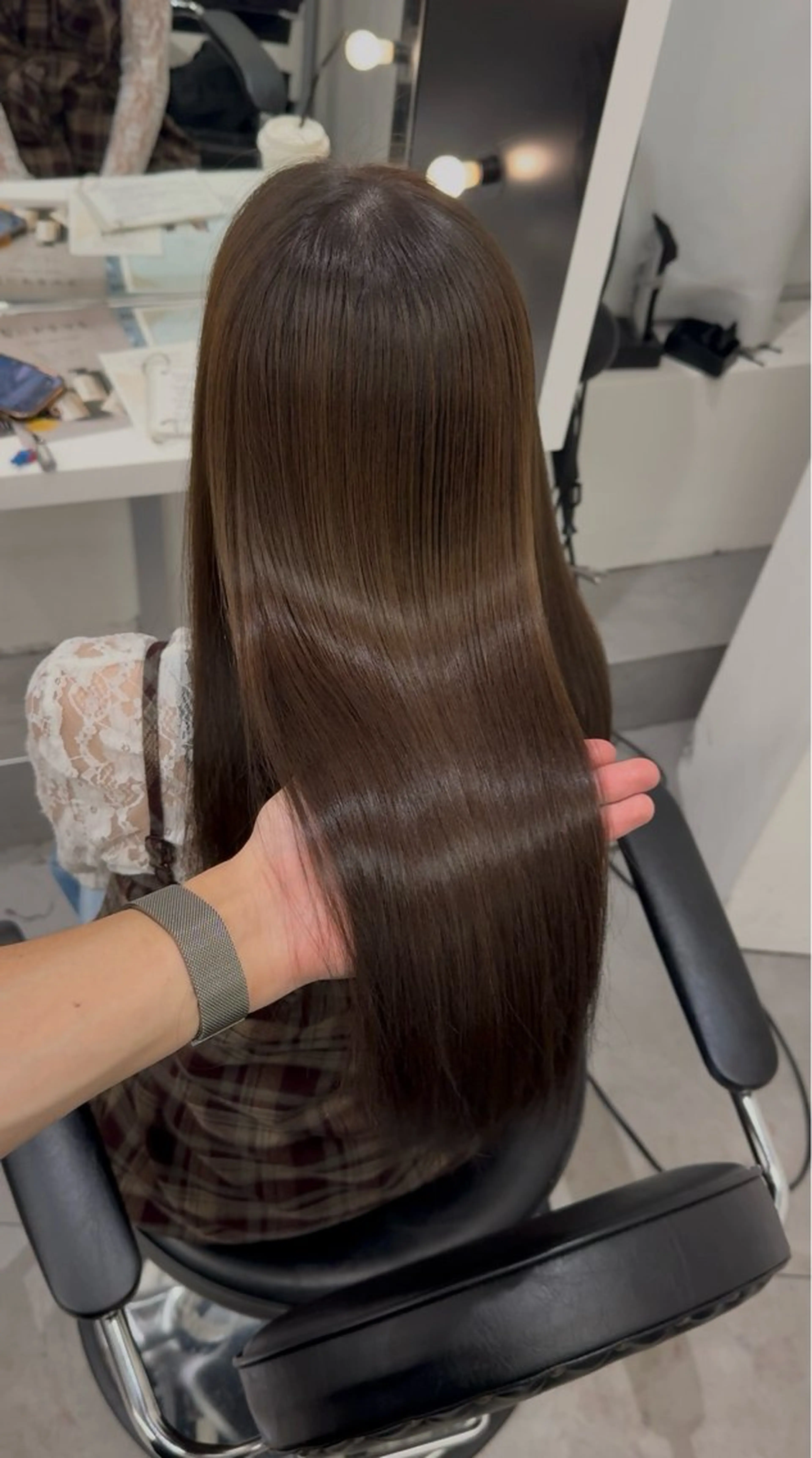 ロング カット ヘアカラー トリートメント 透明感カラー/梅田 /髪質改善/はるきのヘアスタイル