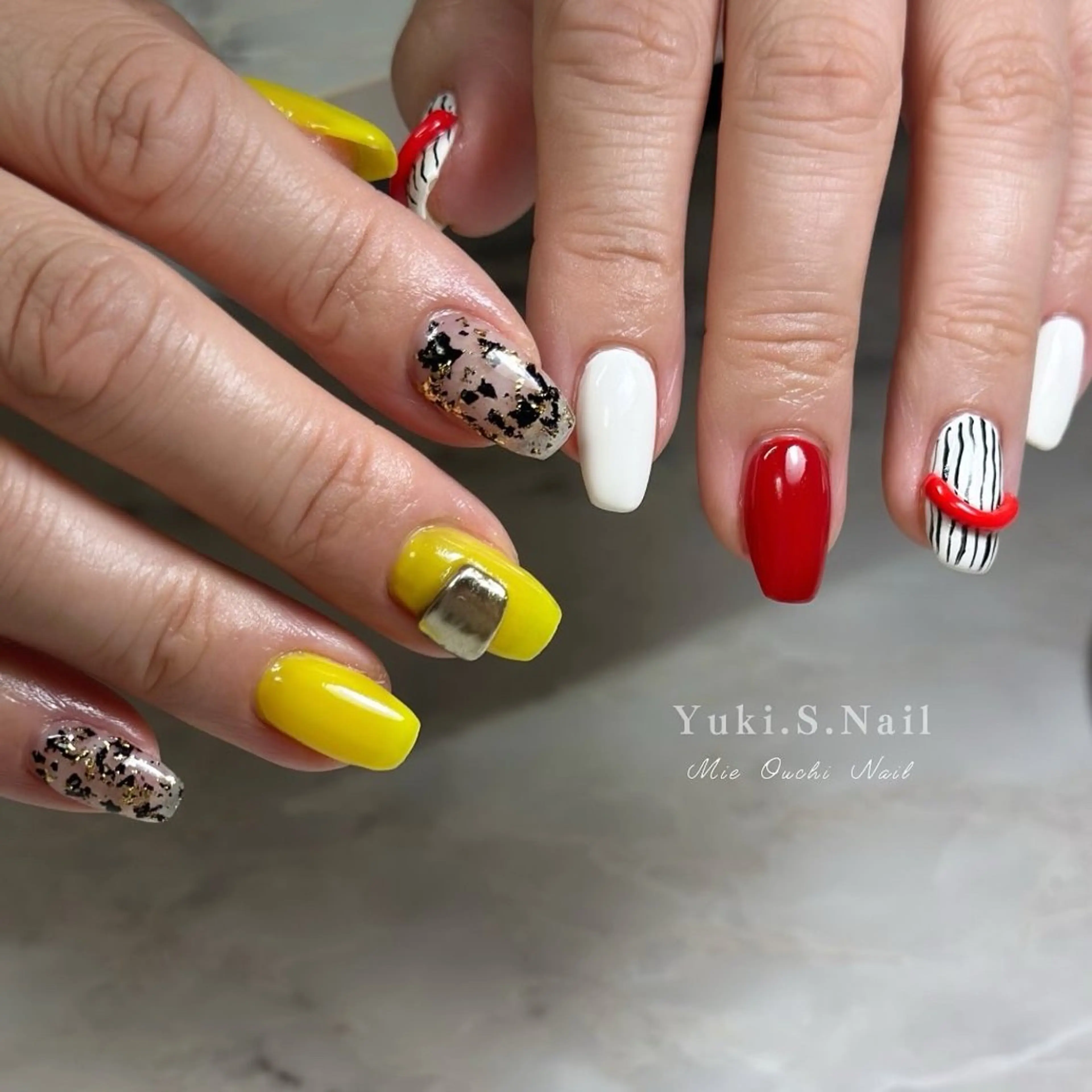 ショート ハンドネイル Yuki S.Nailのネイルデザイン