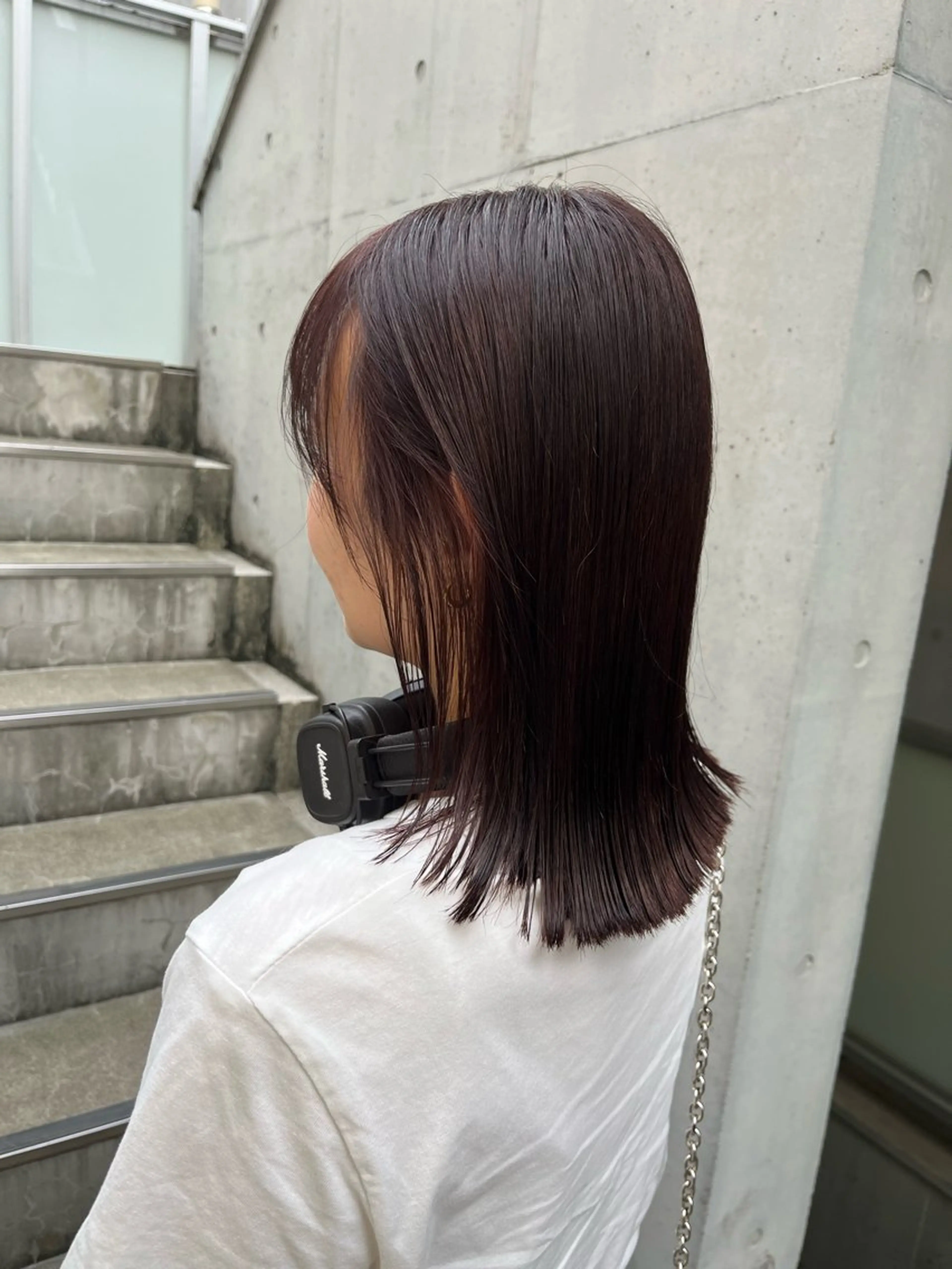 ミディアム ヘアカラー riko／ SYS by fitのヘアスタイル