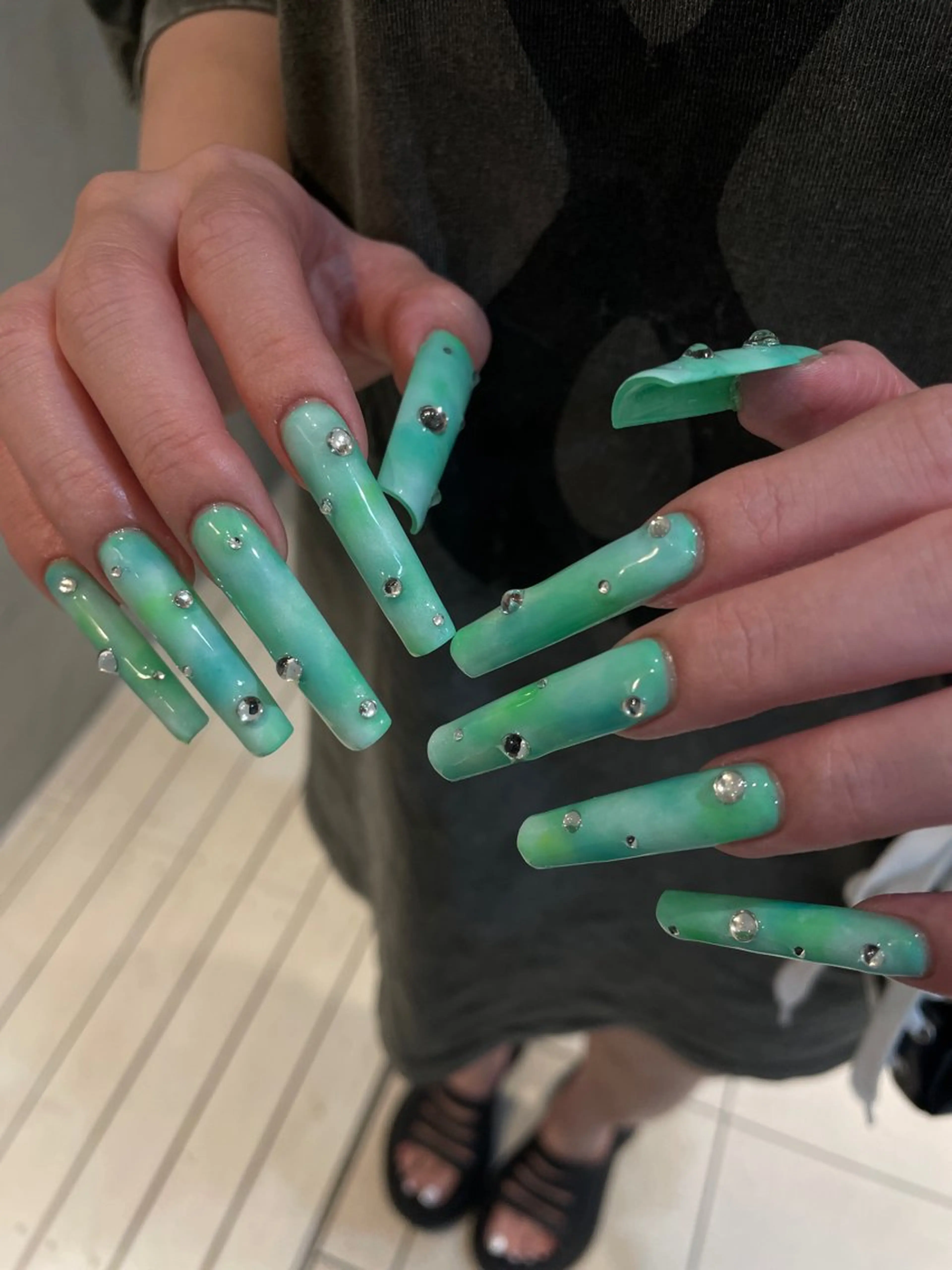 ネイル 渋谷ネイル🎀 y2k/海外ネイルのネイルデザイン