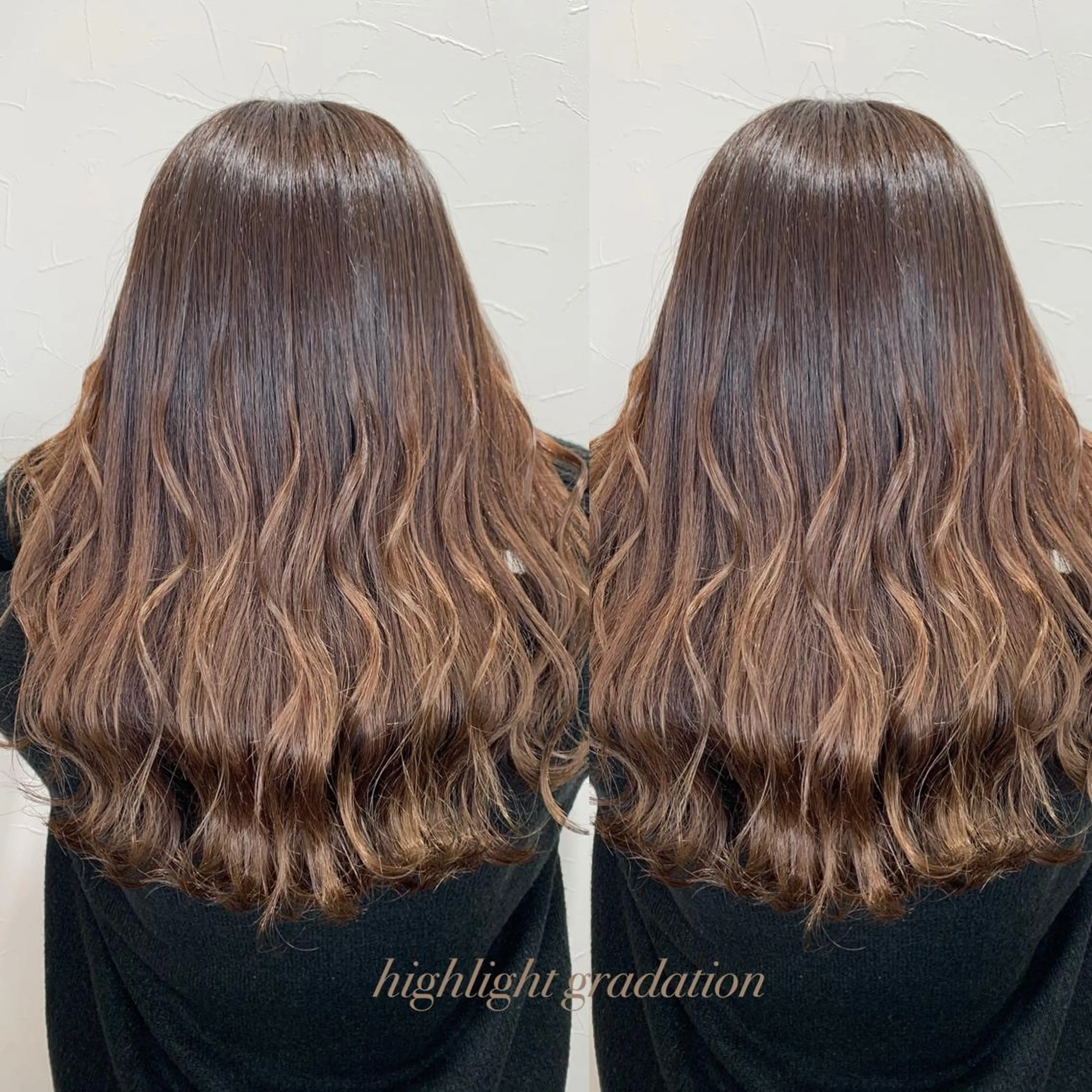 ロング ハイライト カット 縮毛矯正 お悩み、似合わせ提案 将真のヘアスタイル