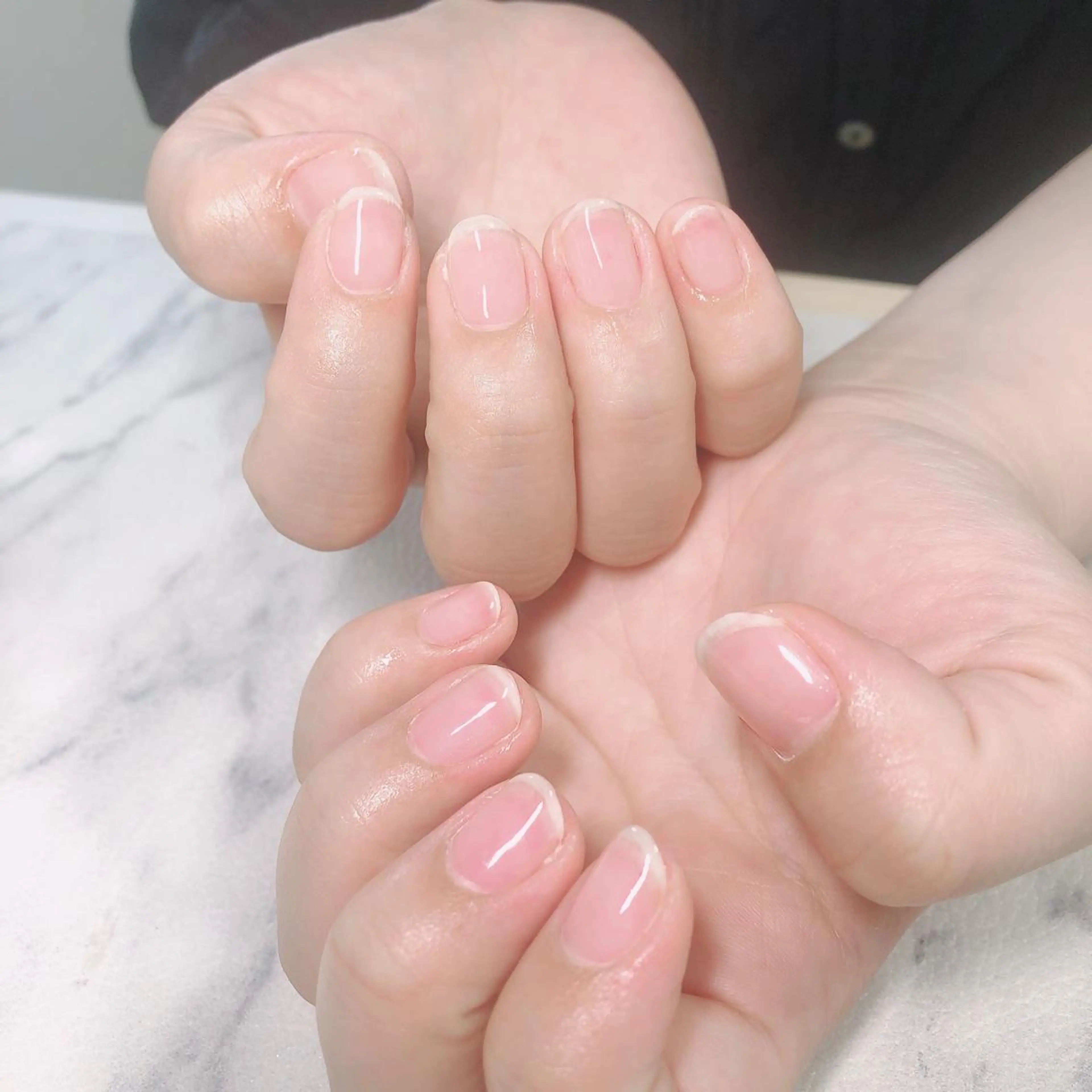 ネイル クリアネイル ジェルネイル 結城 怜菜のネイルデザイン