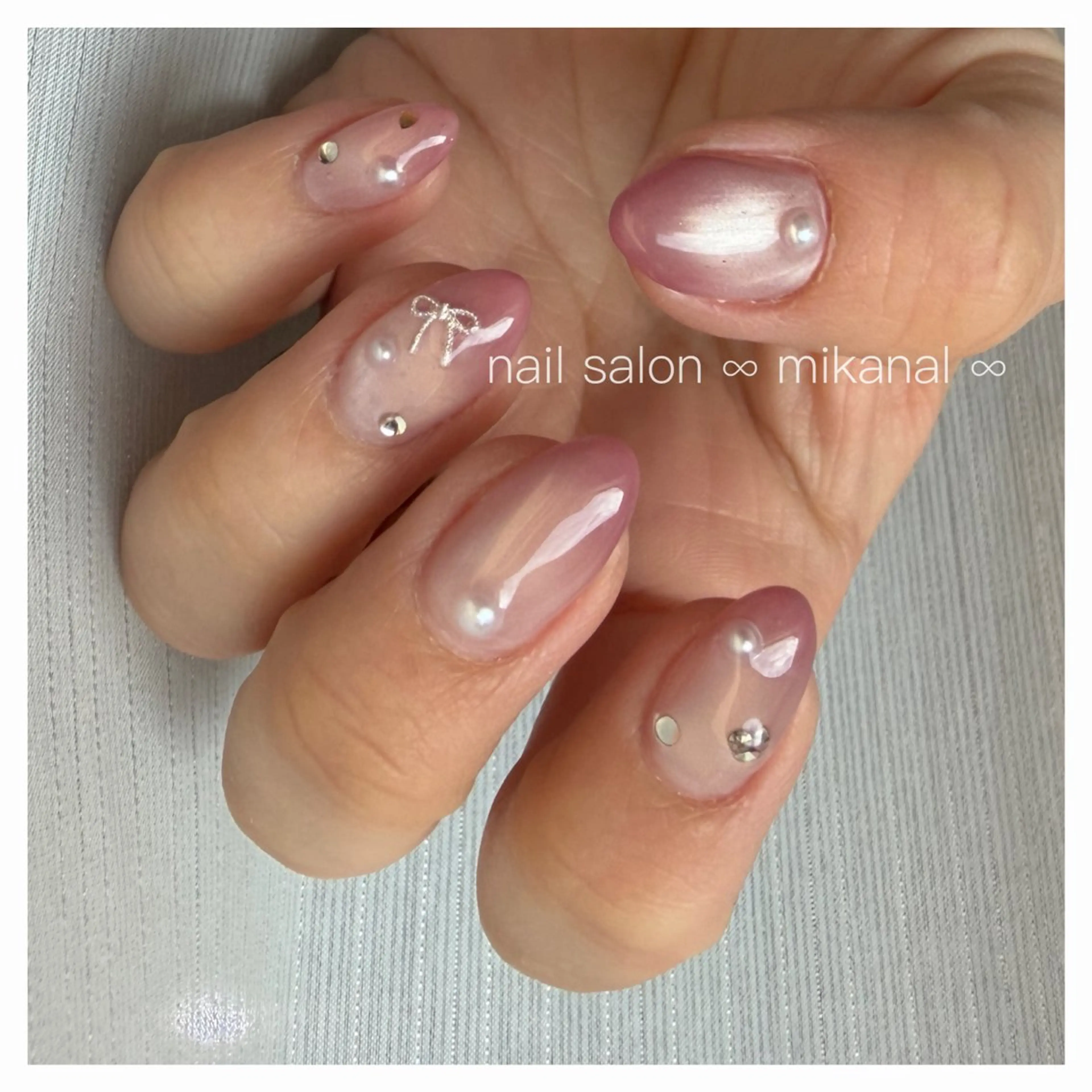 ネイル ハンドネイル nailsalon ∞ ﾐｶﾅﾙ ∞のネイルデザイン
