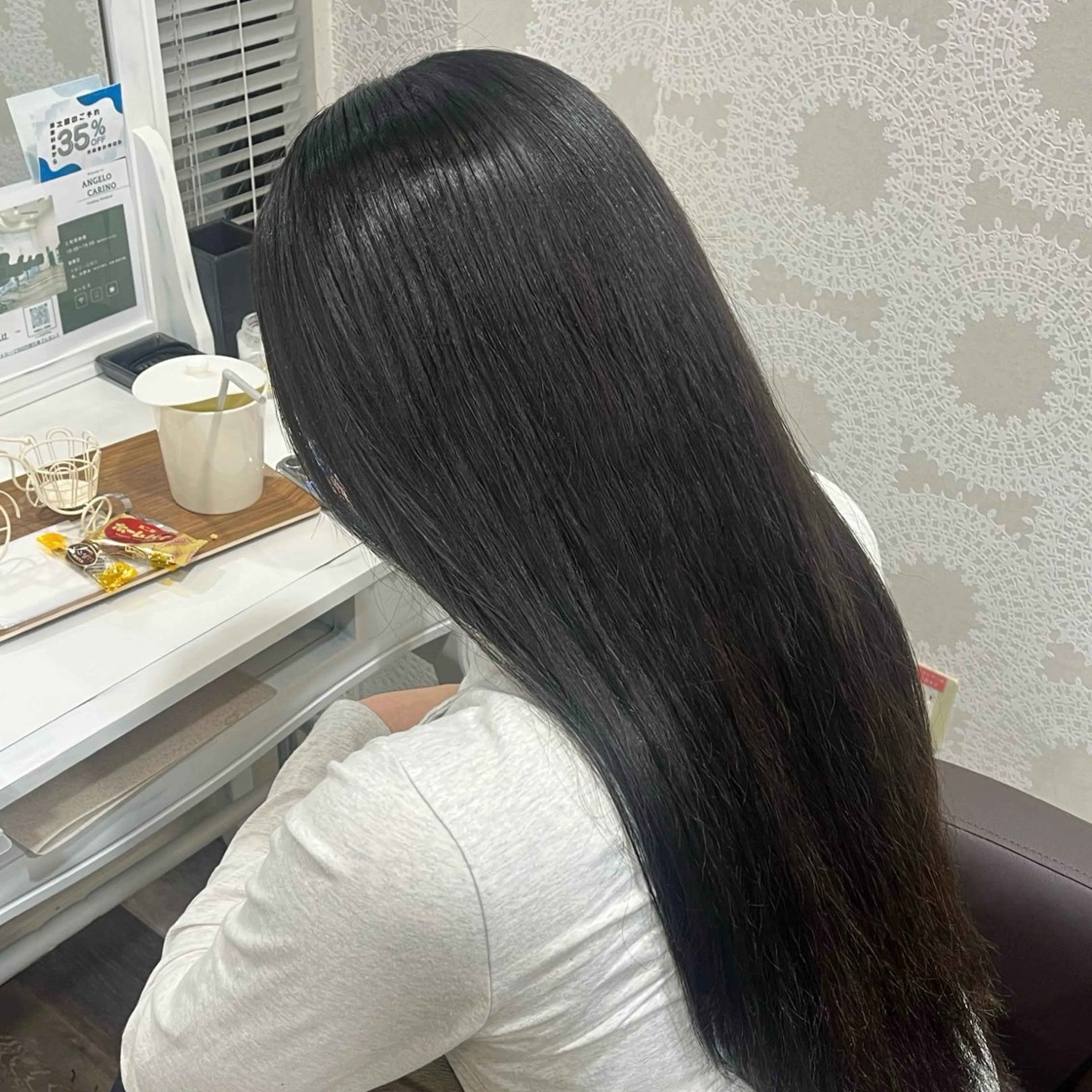 カラー 黒髪 透明感カラー 🌸エミリー /仙台駅東口🌸のヘアスタイル