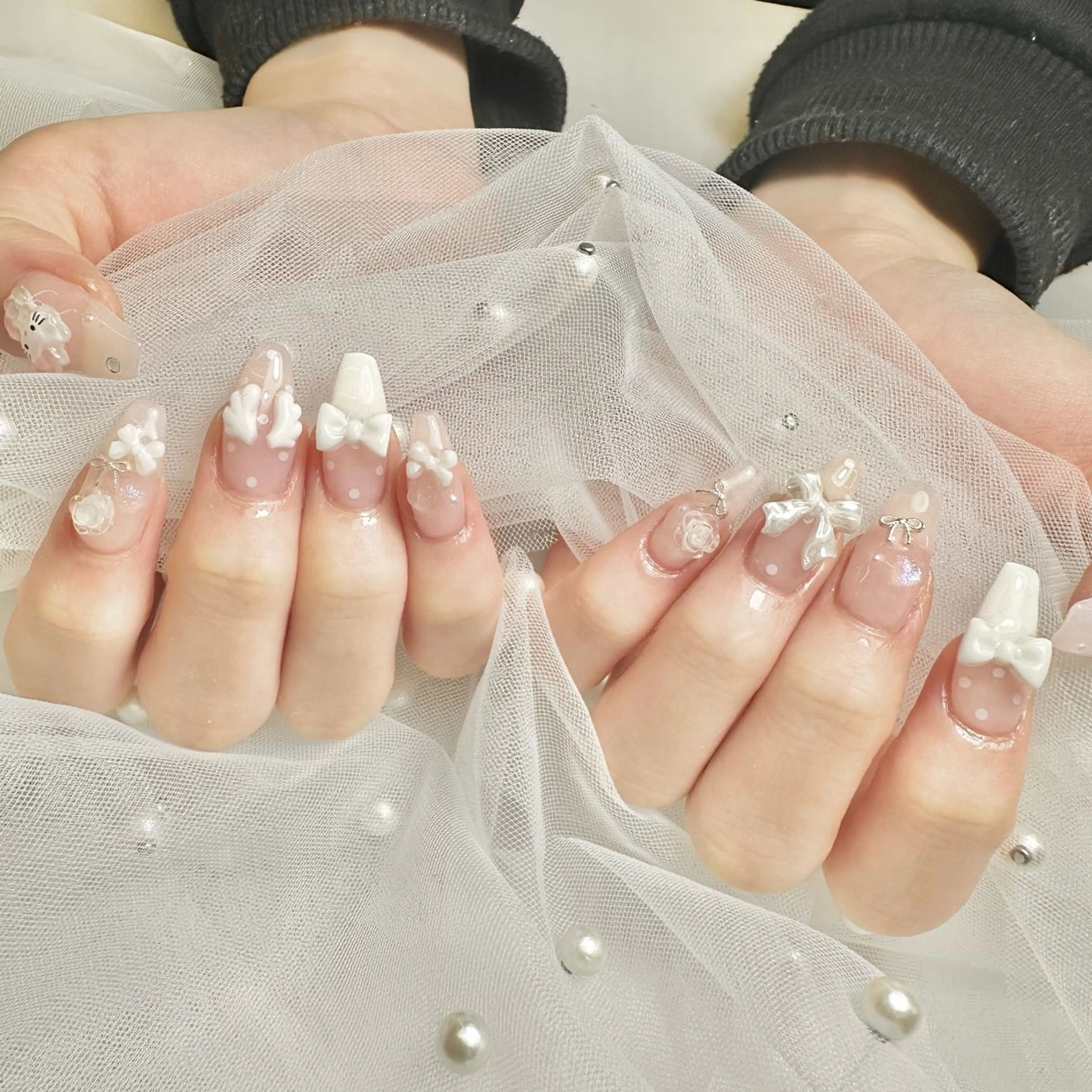 ネイル nami🐰🎀 堺筋本町ネイルサロンのネイルデザイン