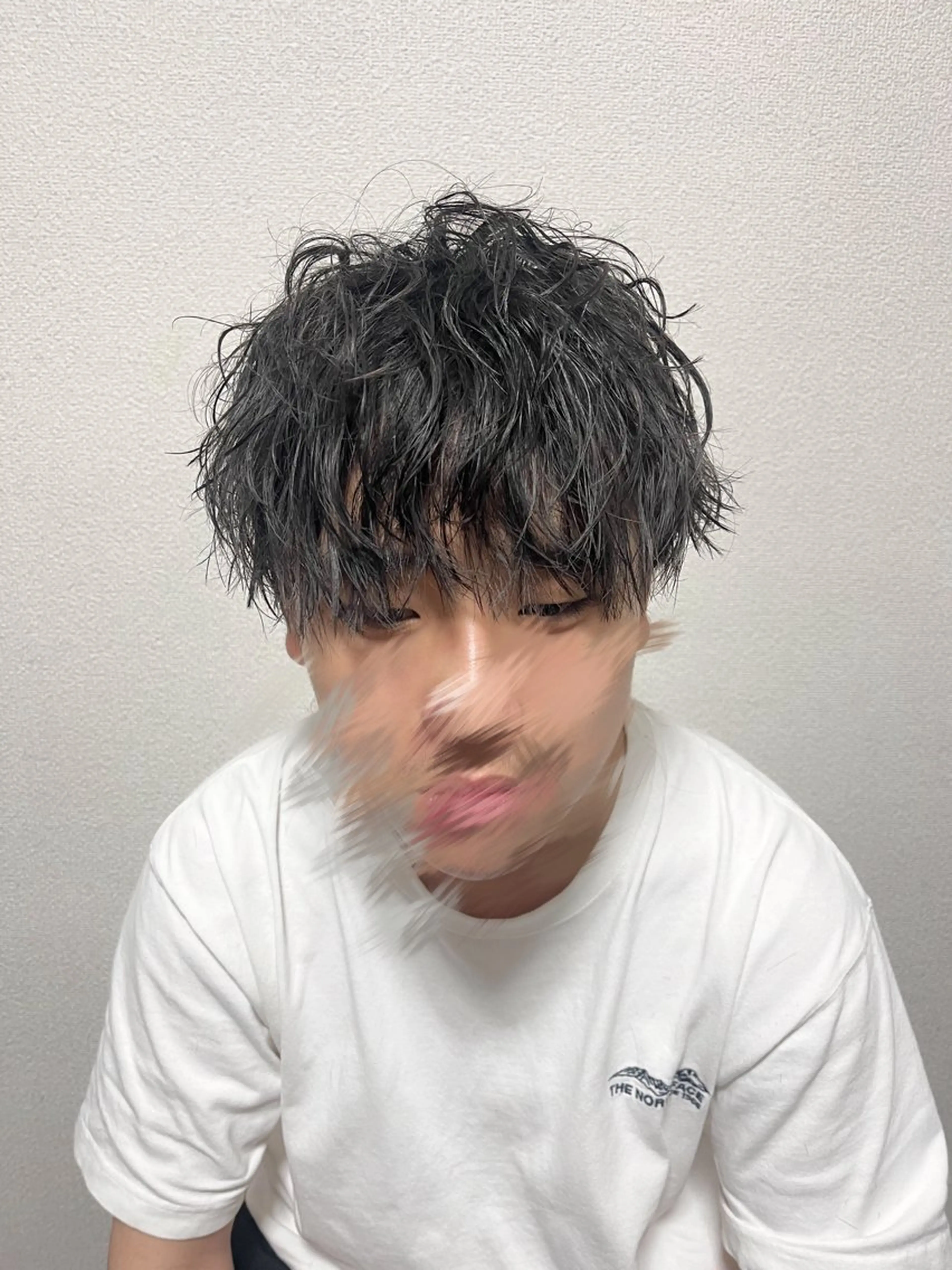 ミディアム パーマ メンズ ミディアムパーマ マッシュ メンズパーマ TENSEI @デビューしましたのヘアスタイル