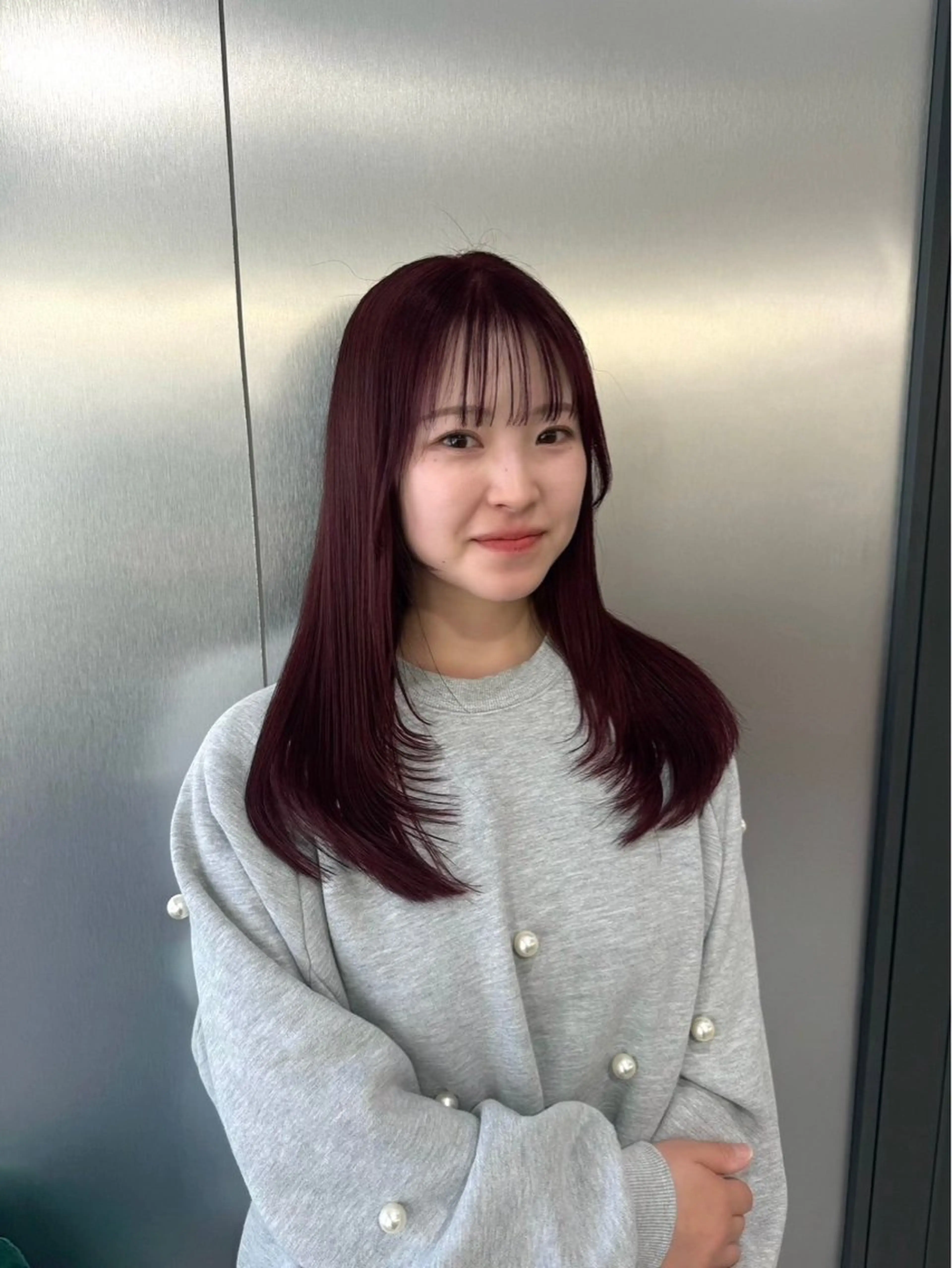 セミロング ヘアカラー ［Elsa元町］ 城内譲のヘアスタイル