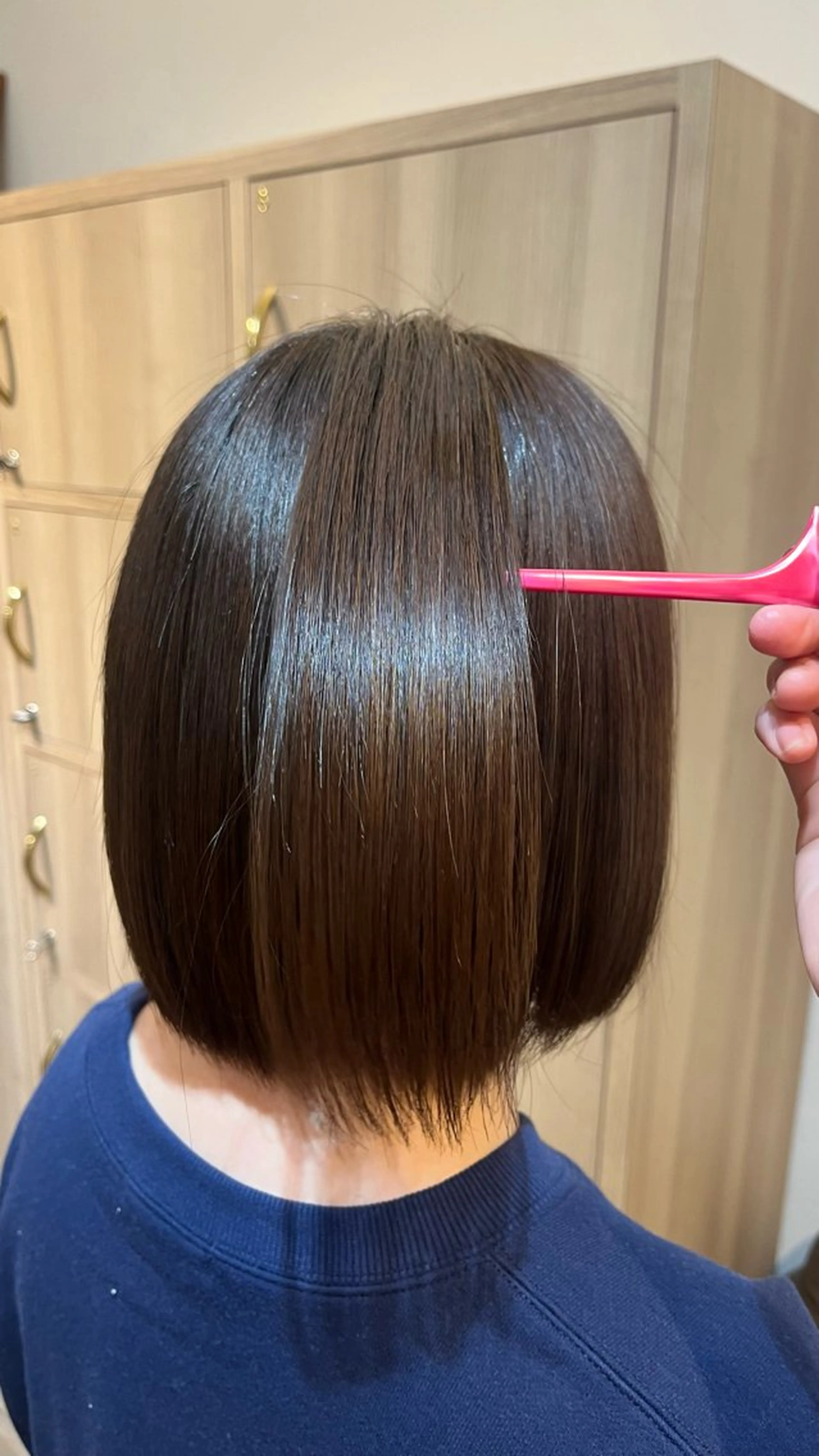 縮毛矯正 くろたき まほのヘアスタイル