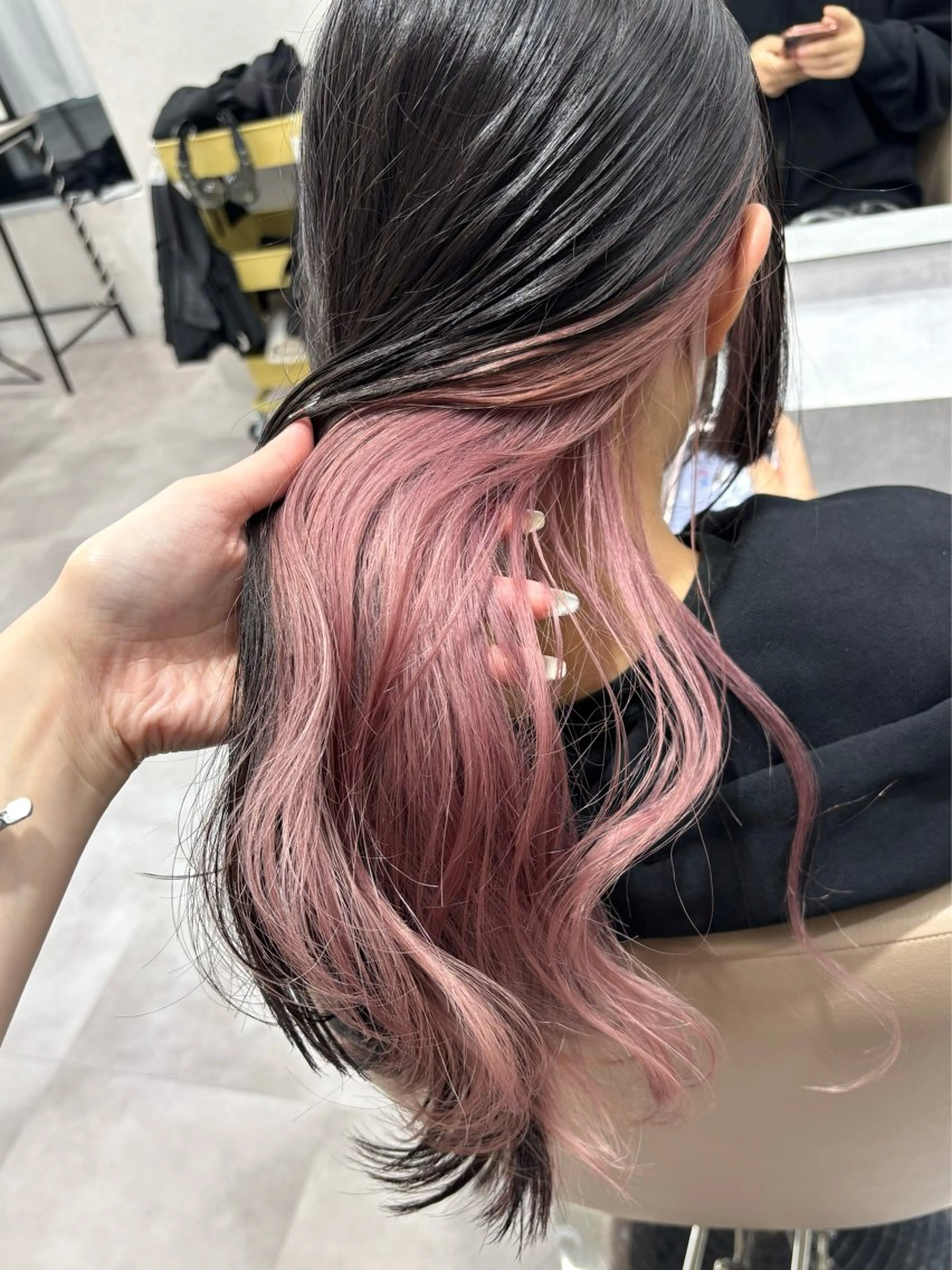 ロング カラー カット ヘアカラー トリートメント レイヤー/透明感 カラー💘akariのヘアスタイル