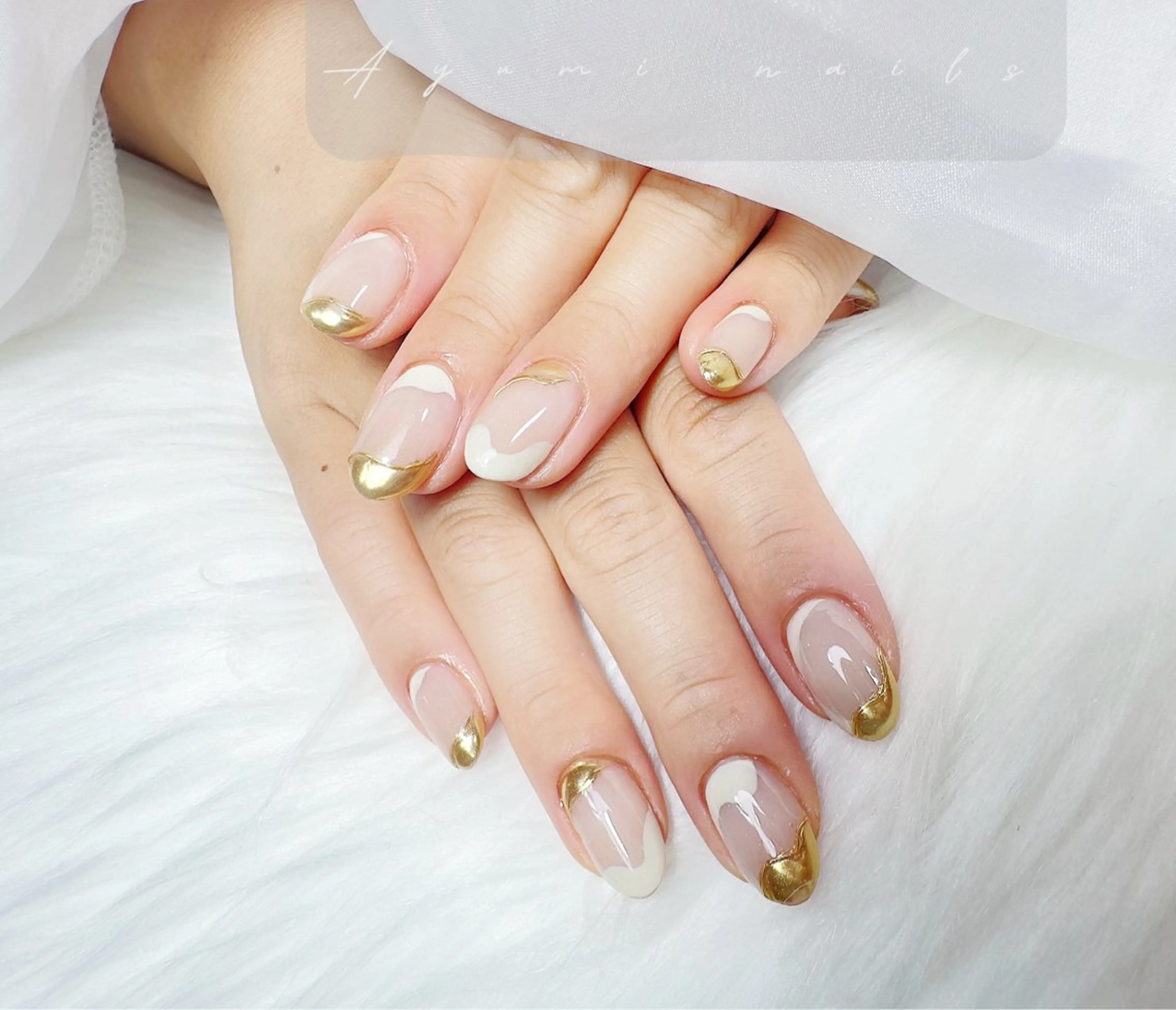 ネイル YUMI ニュアンスnailsのネイルデザイン