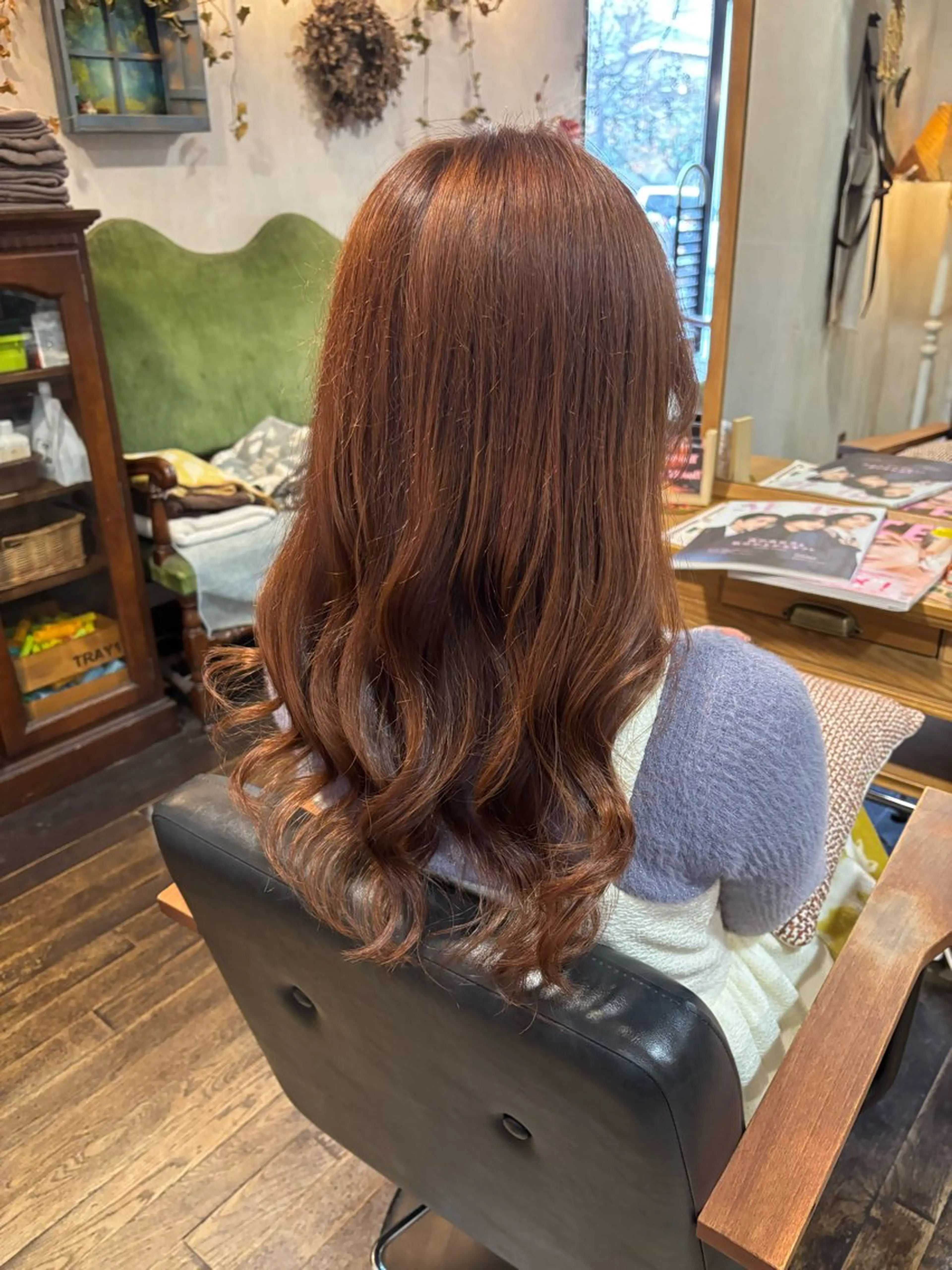 カラー ブラウンカラー ピンクカラー アカリ😸🫶 カラーリスト🧡のヘアスタイル