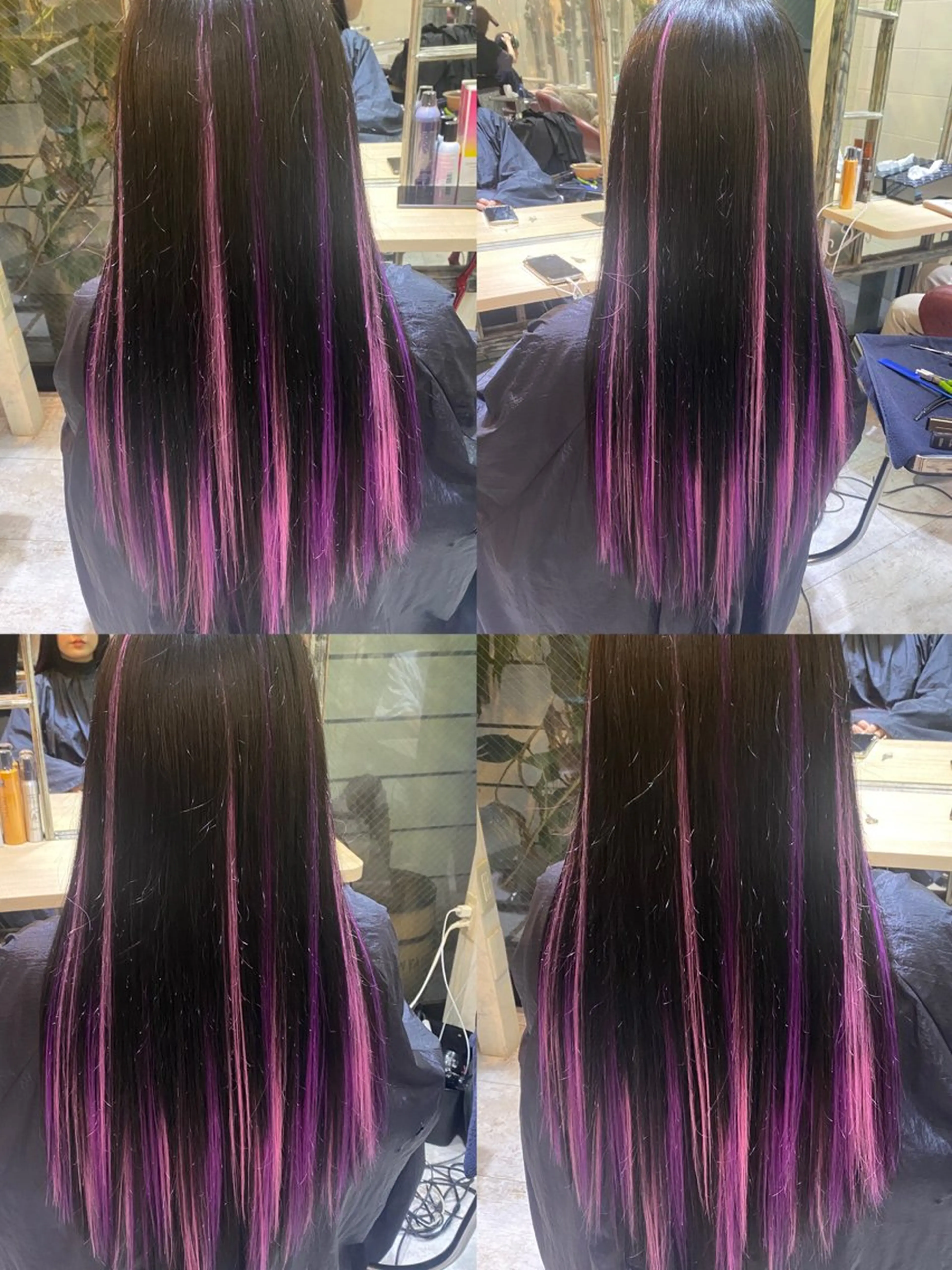 ロング カラー 佐伯 りょうのヘアスタイル