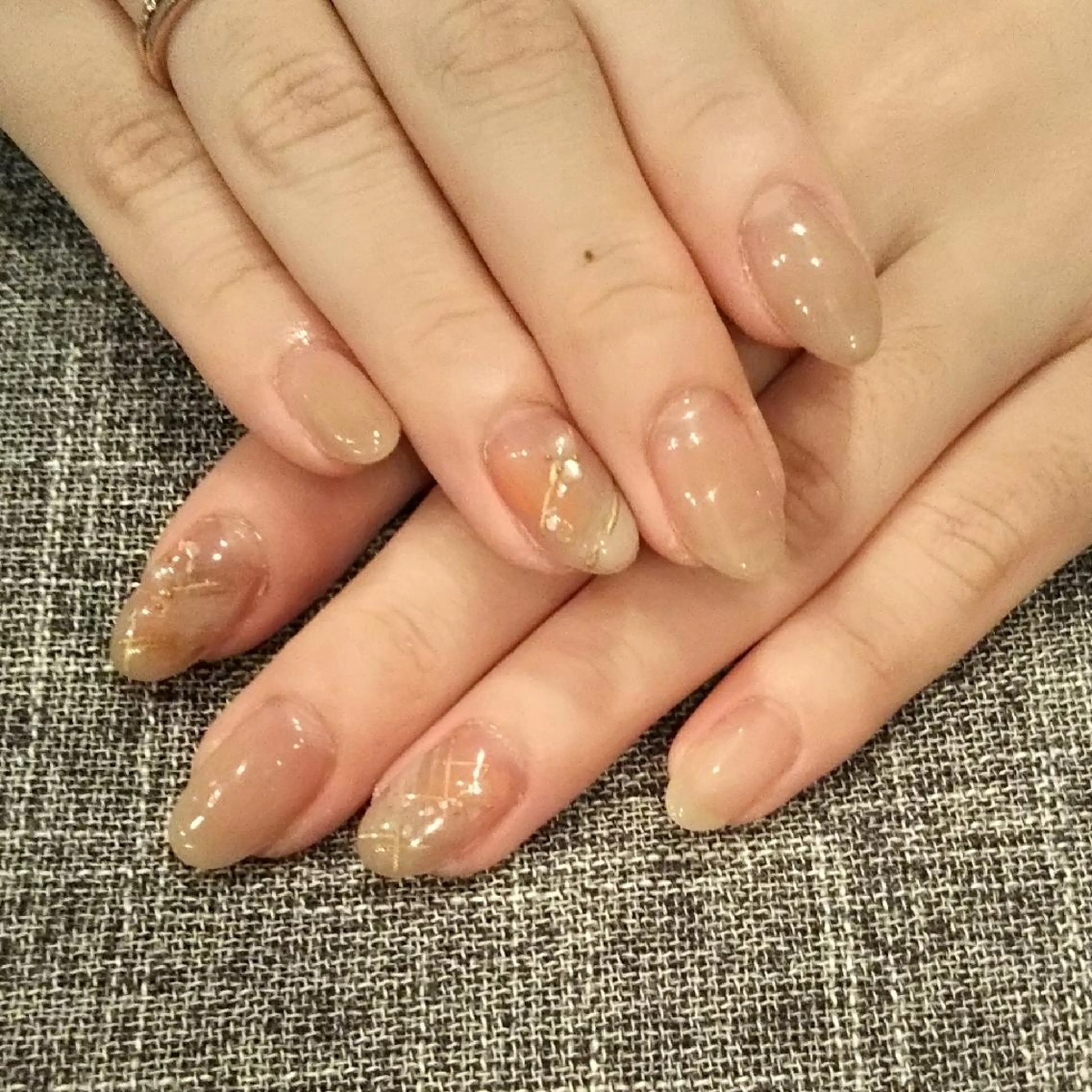 ネイル オフィスネイル シンプルネイル private salon mieのネイルデザイン