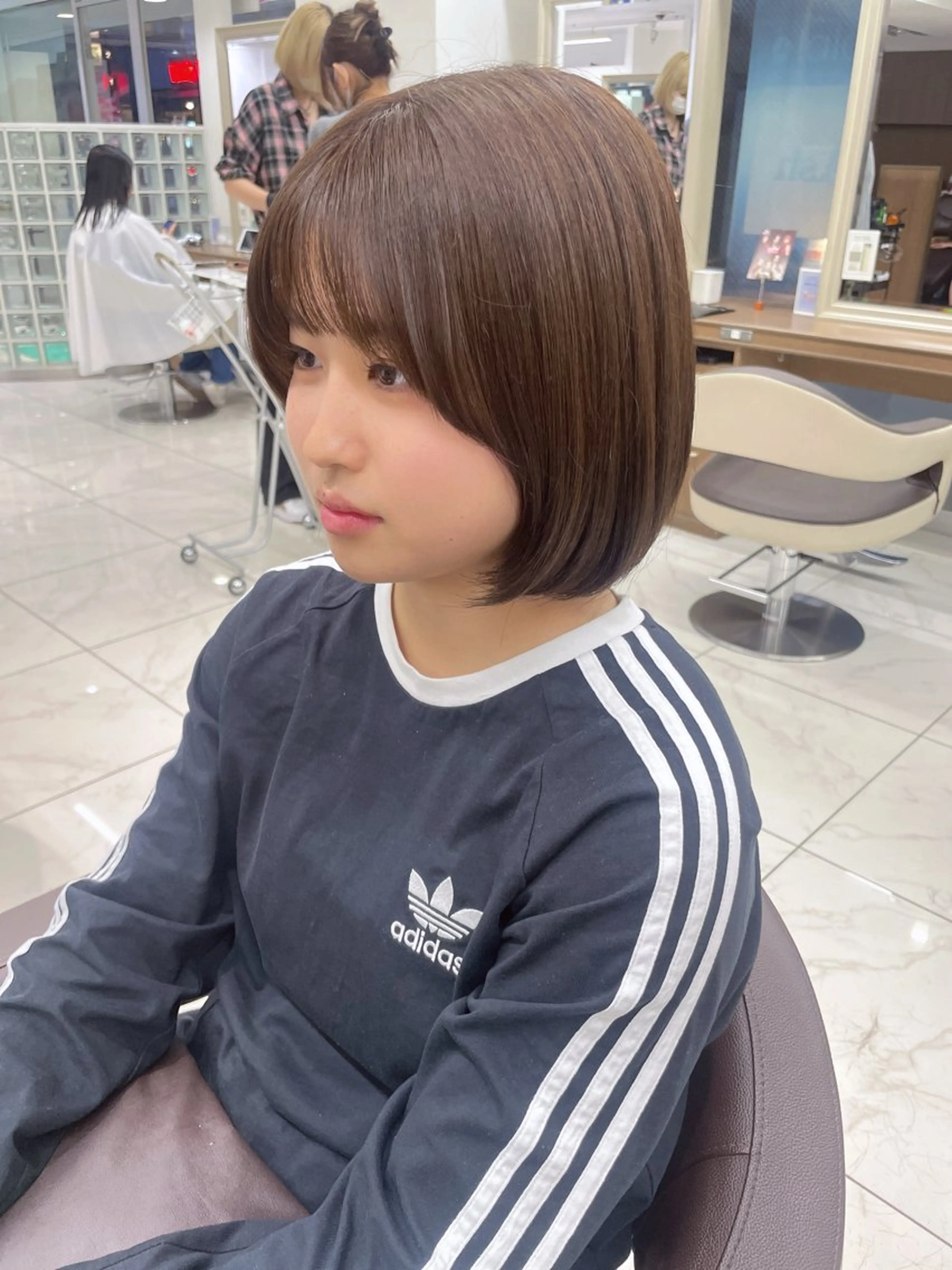 ミディアム カラー カット ヘアカラー 店長福島成美/髪質 改善縮毛矯正/カラーのヘアスタイル
