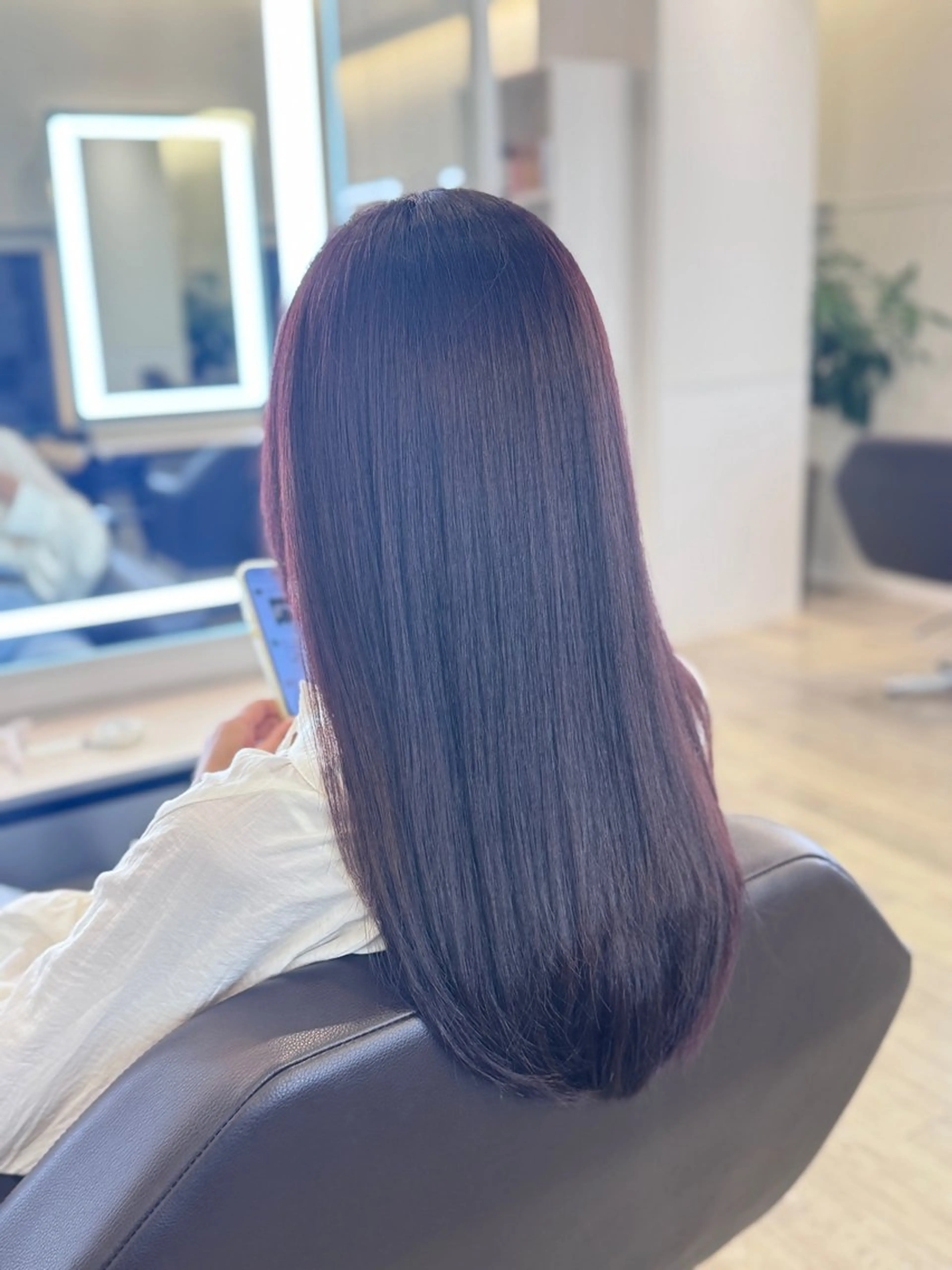 ロング 周 静のヘアスタイル