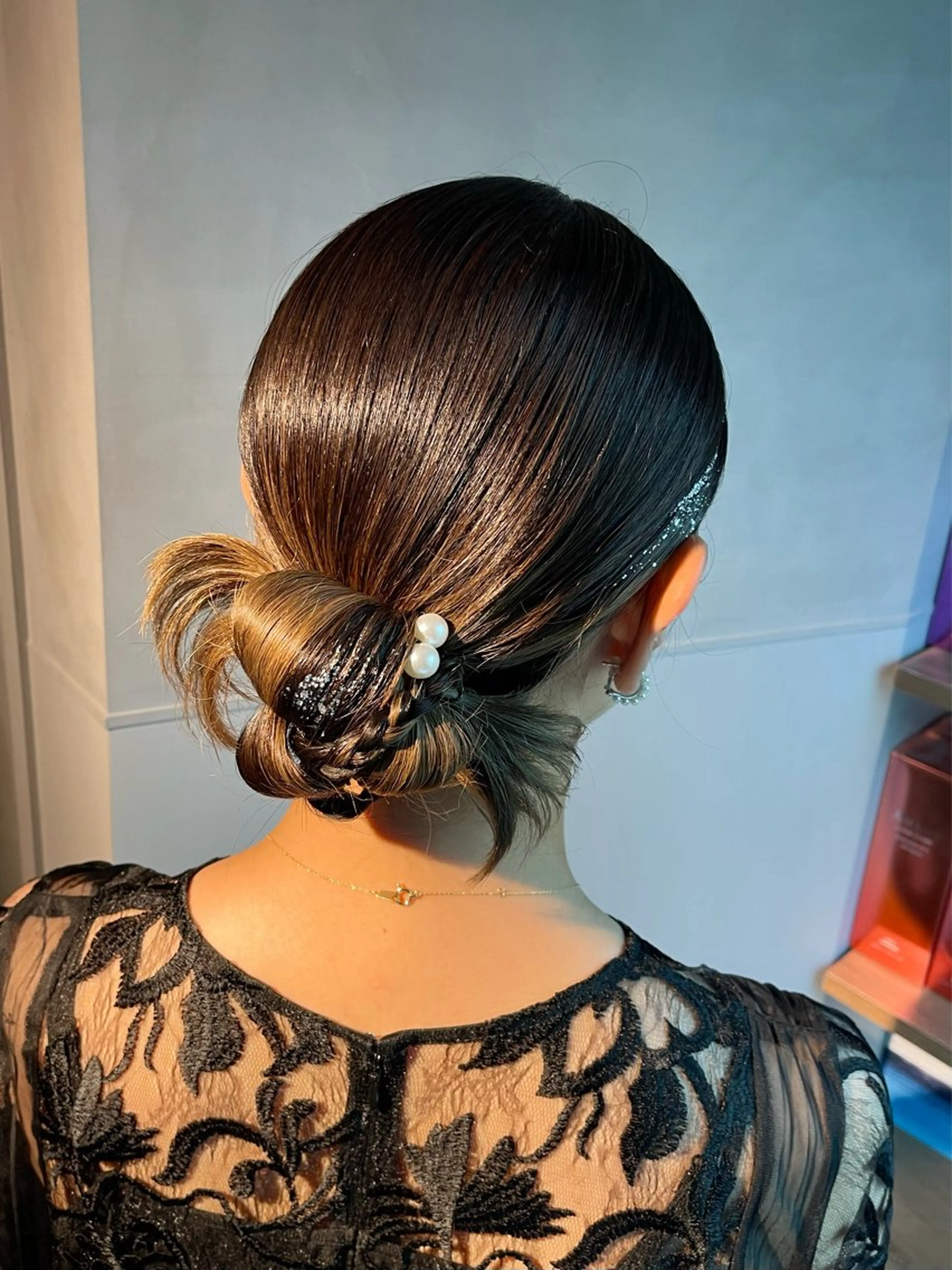 ヘアアレンジ 結婚式・ブライダル 卒業式のヘアスタイル ヘアセット charm《銀座》 ヘアセット/縮毛矯正のヘアスタイル