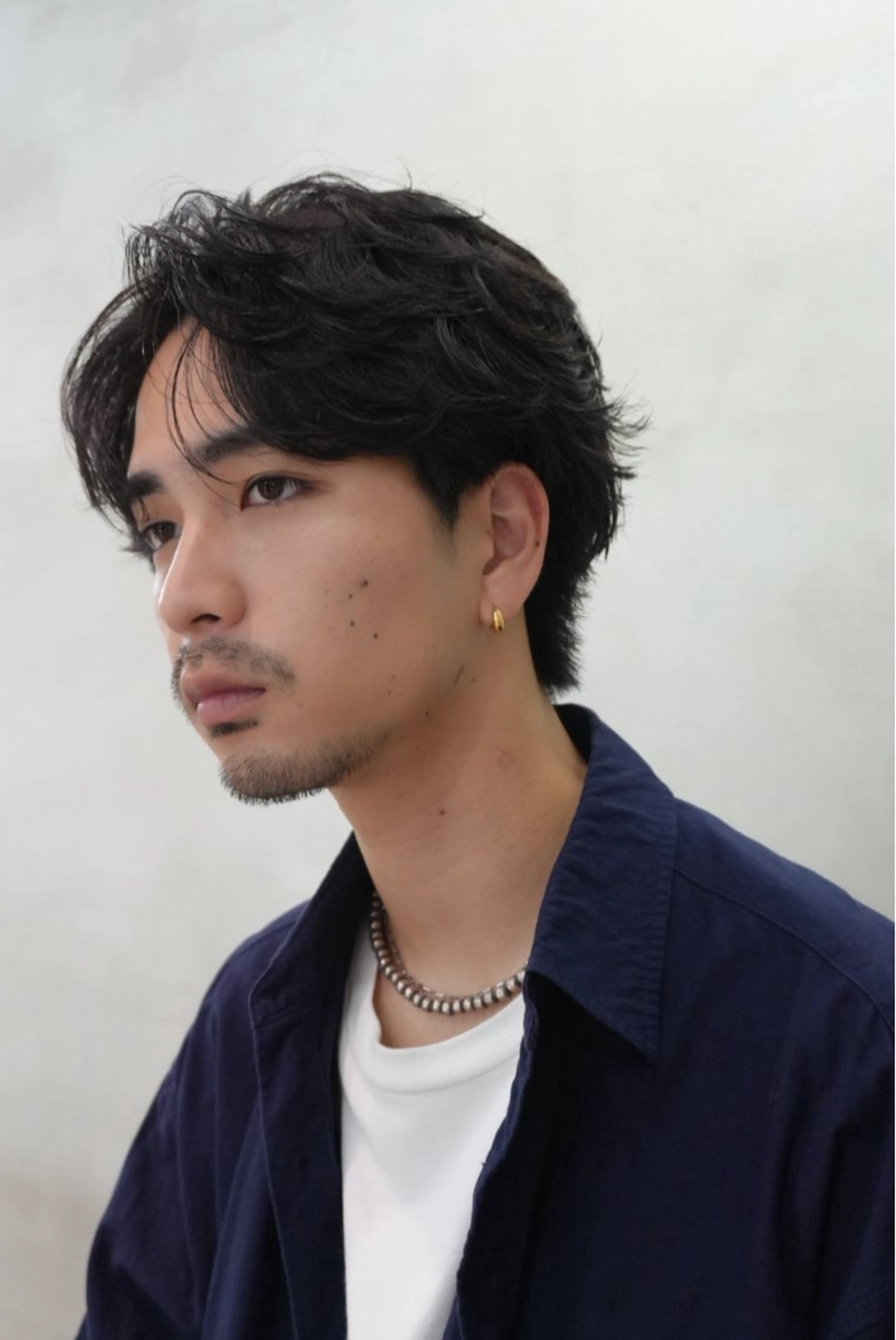 パーマ メンズ センターパート カット パーマ パーマ特化/ カラー/廣田歩のヘアスタイル