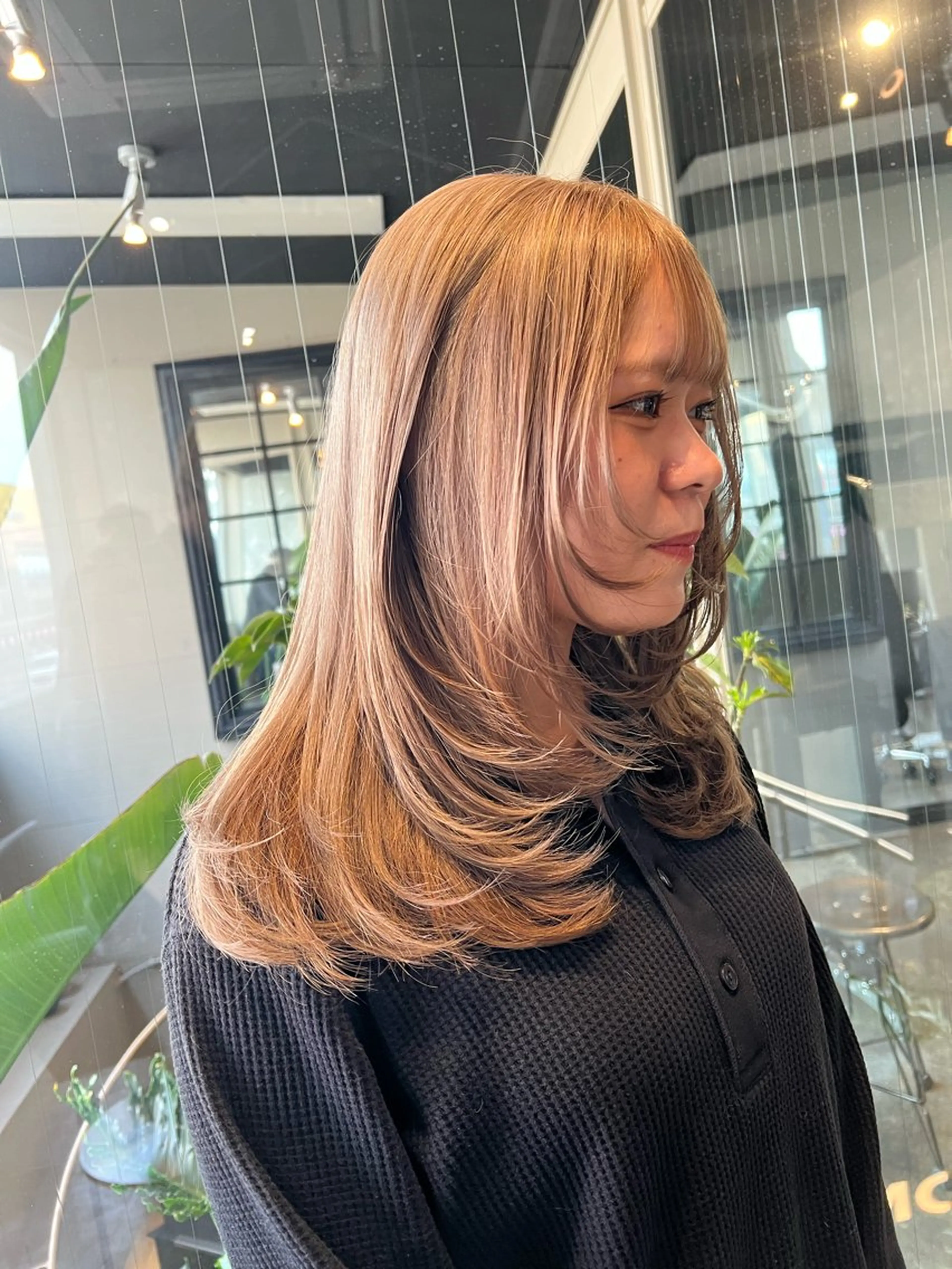 セミロング カラー ヘアカラー トリートメント カラー特化美容師 💎EIKI💎のヘアスタイル