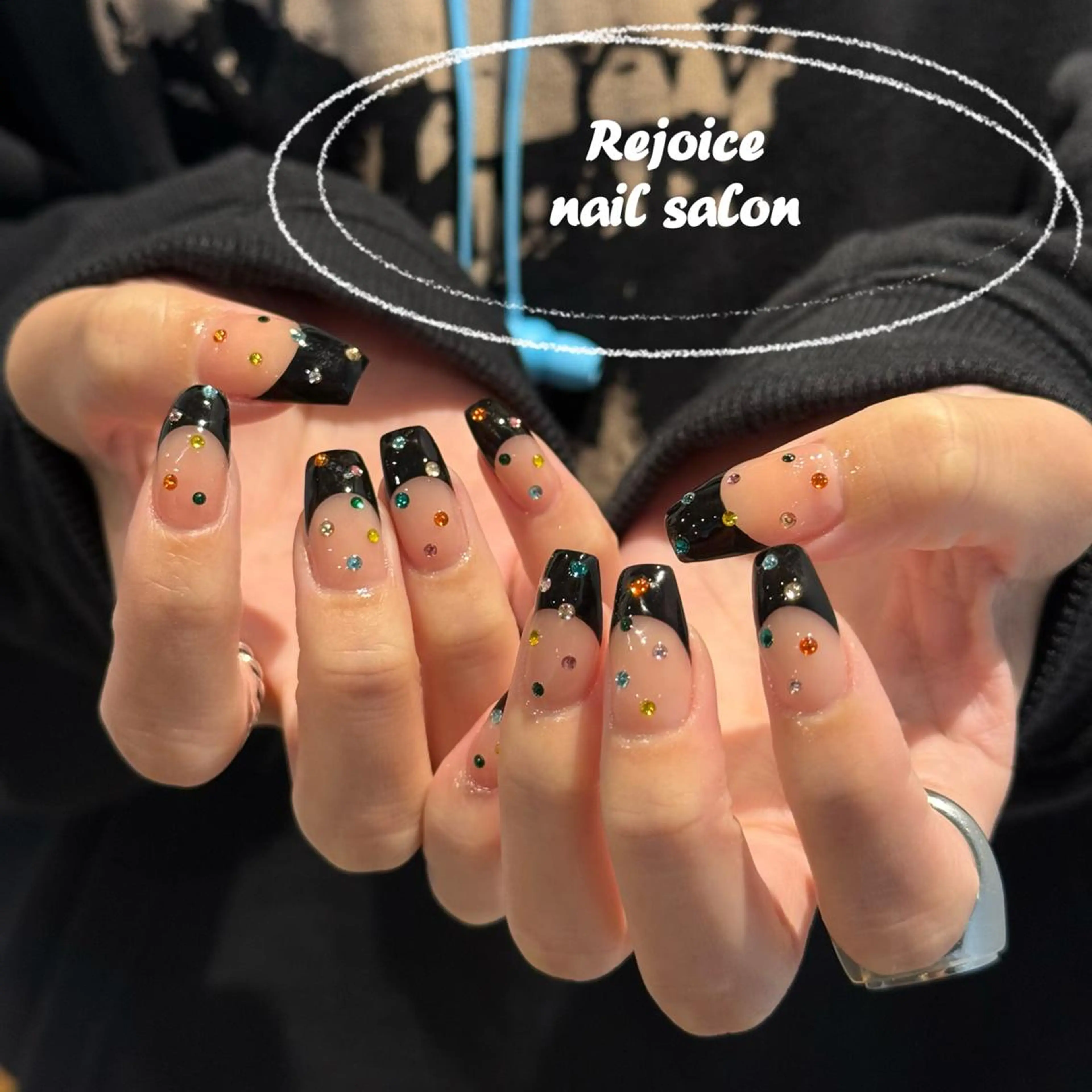 ネイル フレンチネイル シンプルネイル ストーンネイル ルイス " Nail 渋谷のネイルデザイン