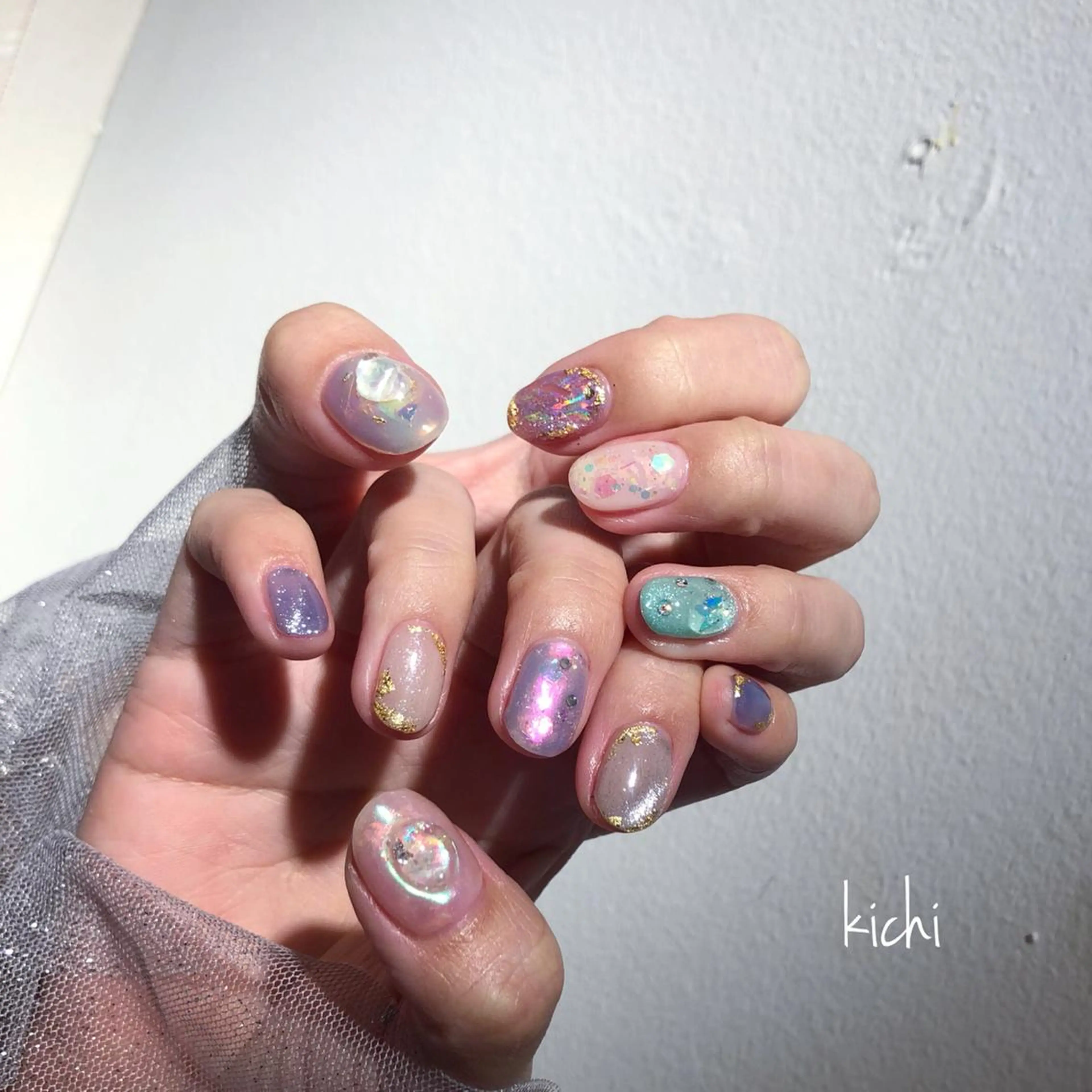 ネイル kichi･: *のネイルデザイン