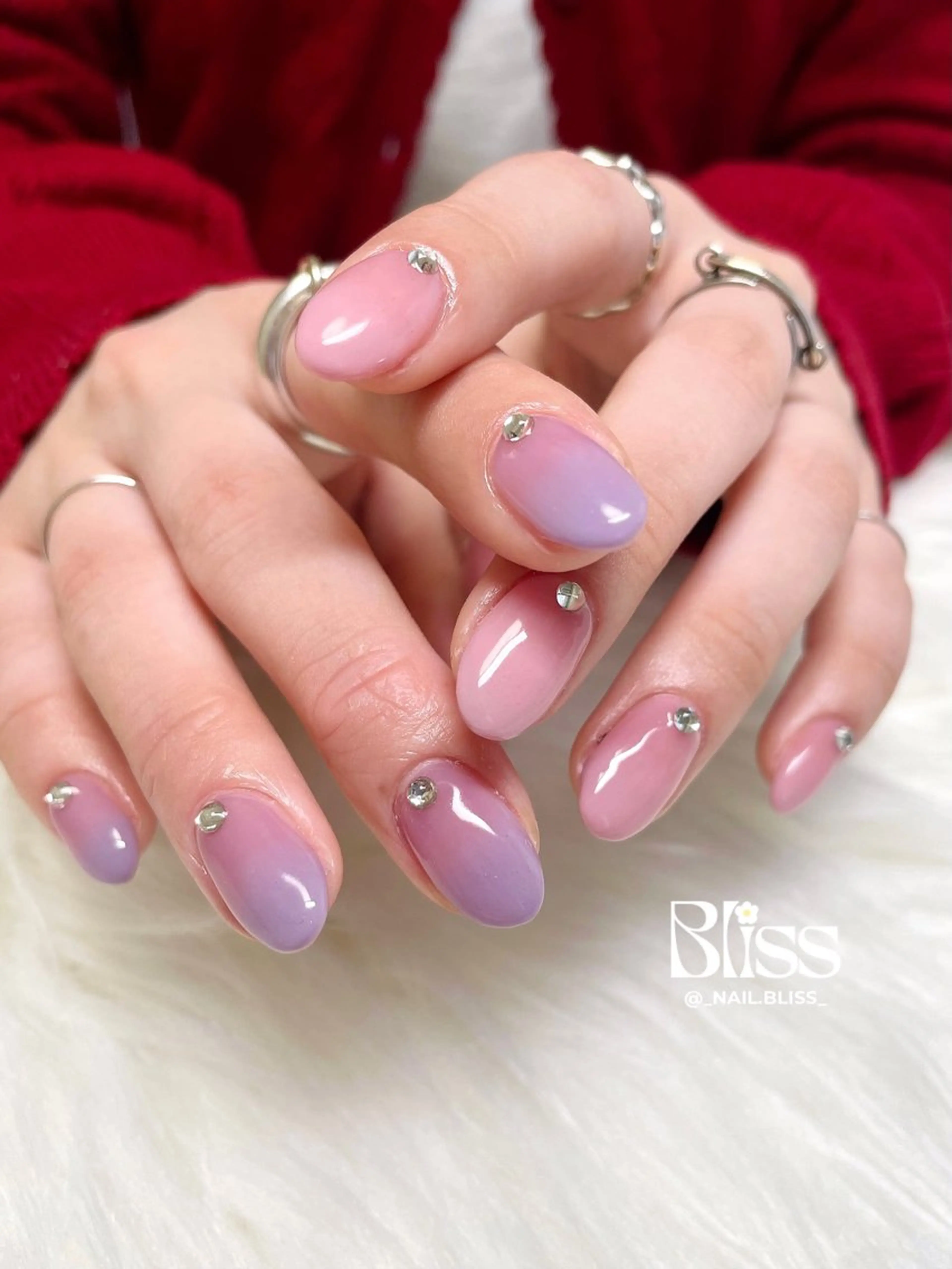 ネイル グラデーション ハンドネイル NAIL BLISSのネイルデザイン