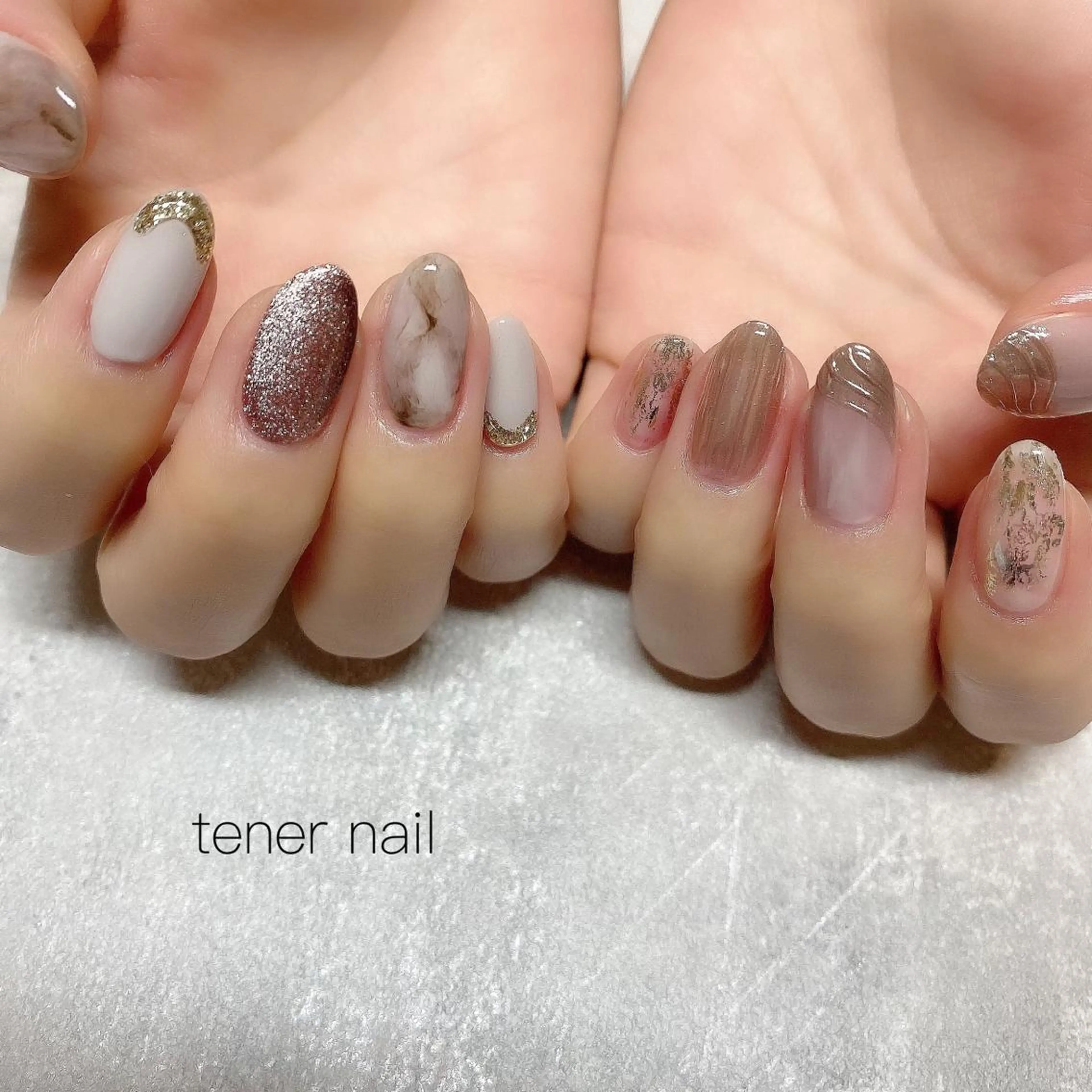 ネイル ニュアンスネイル テネルネイル tener nailのネイルデザイン