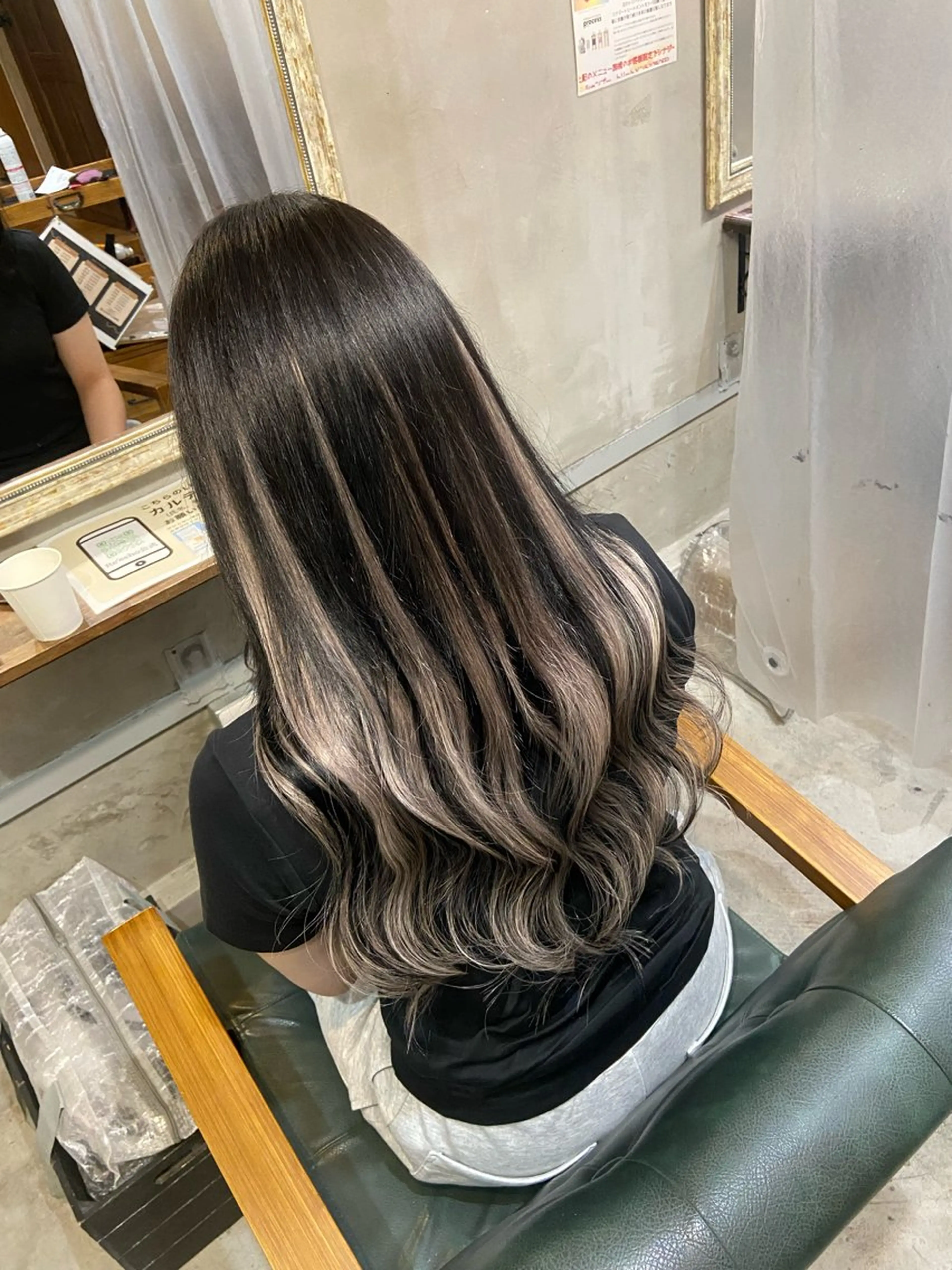 ロング 🎀カット 縮毛矯正 モデル /烏丸御池のヘアスタイル