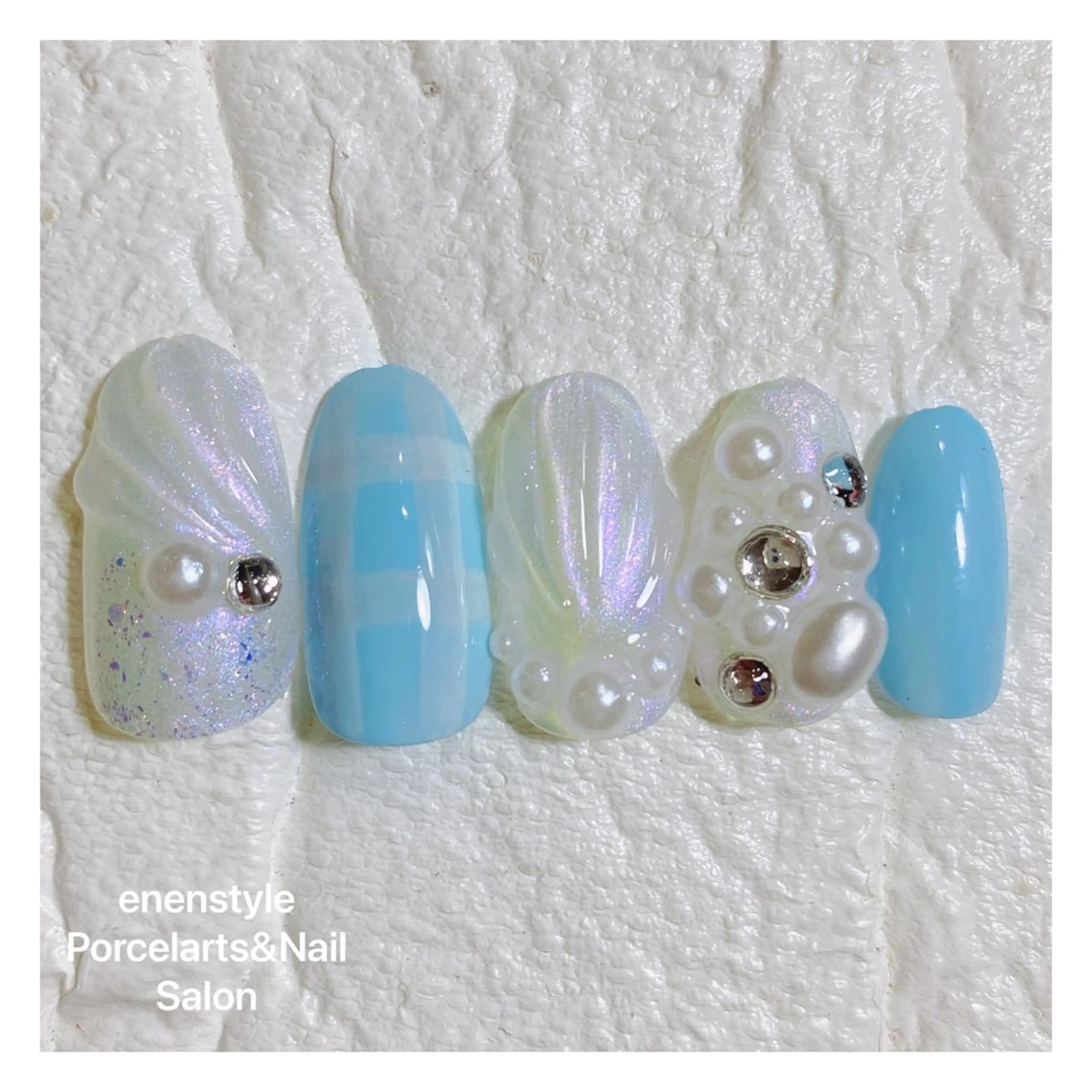 ミディアム ネイル ハンドネイル 👑enen style👑のネイルデザイン