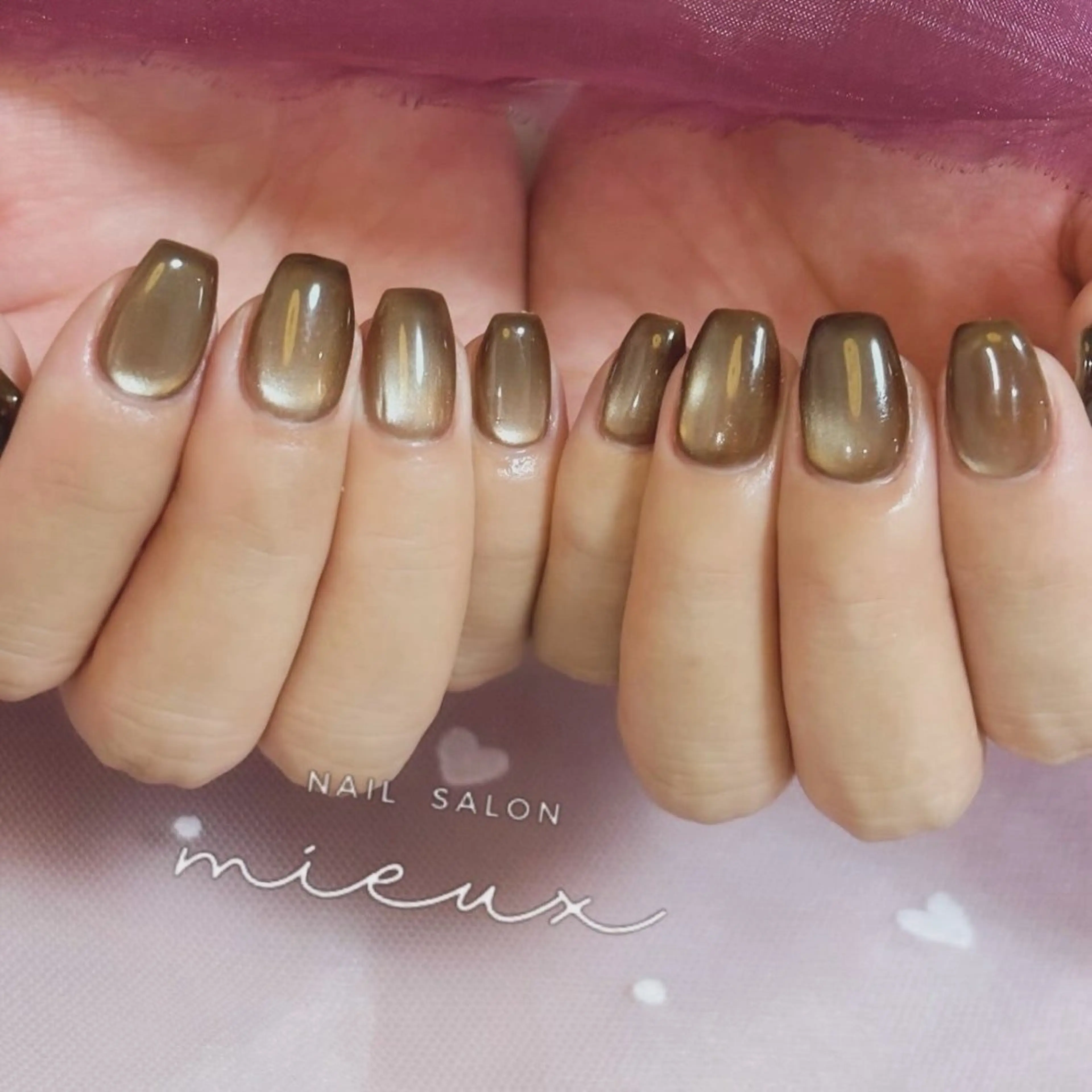 ネイル マグネットネイル ハンドネイル nail salon  mieux所属・nailsalon mieuxのネイルデザイン