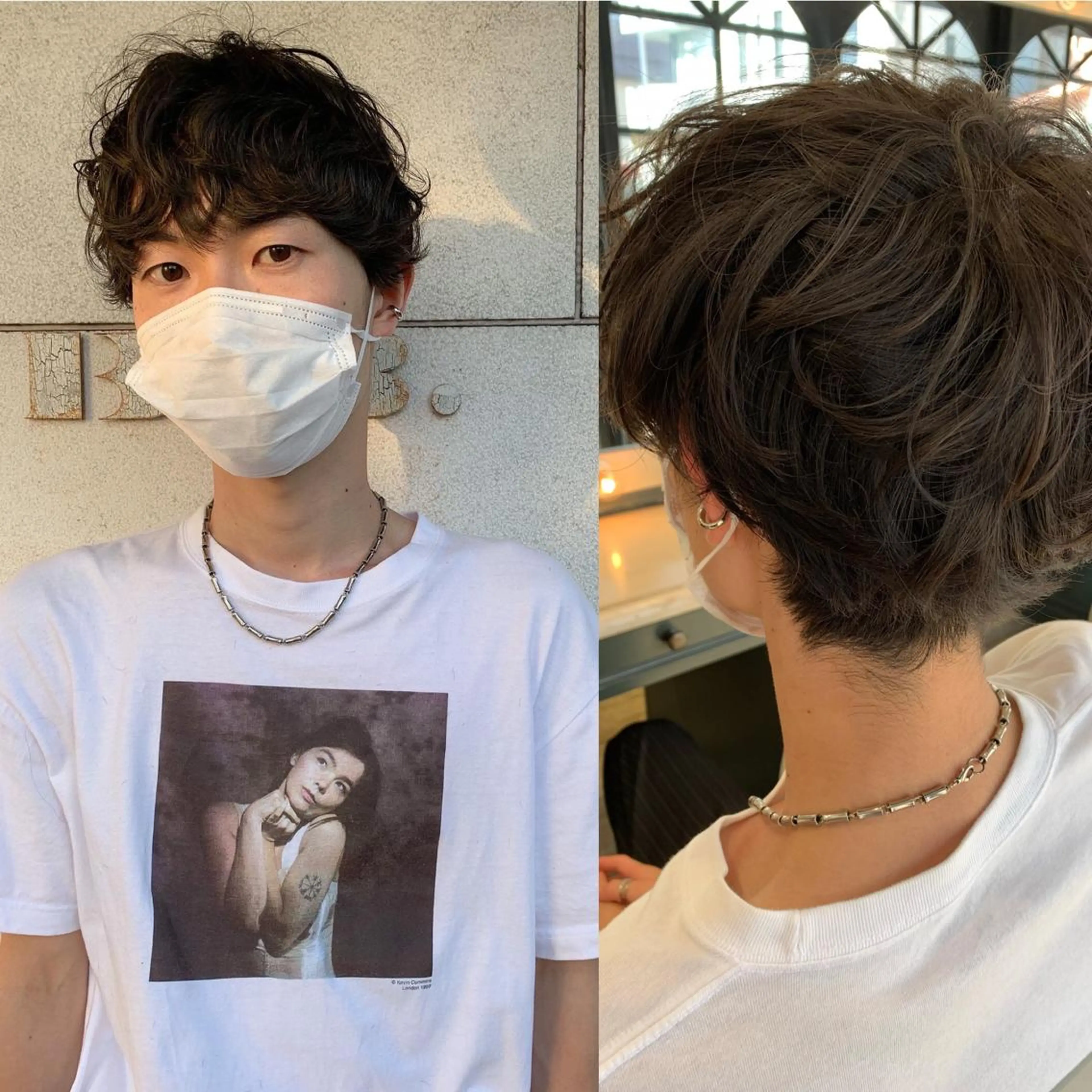 ショート カラー パーマ ヘアアレンジ メンズ キッズ ネイル メンズパーマ 黒髪 メンズネイル カット パーマ トリートメント hiro【沿線で叶う 似合わせhair】のヘアスタイル