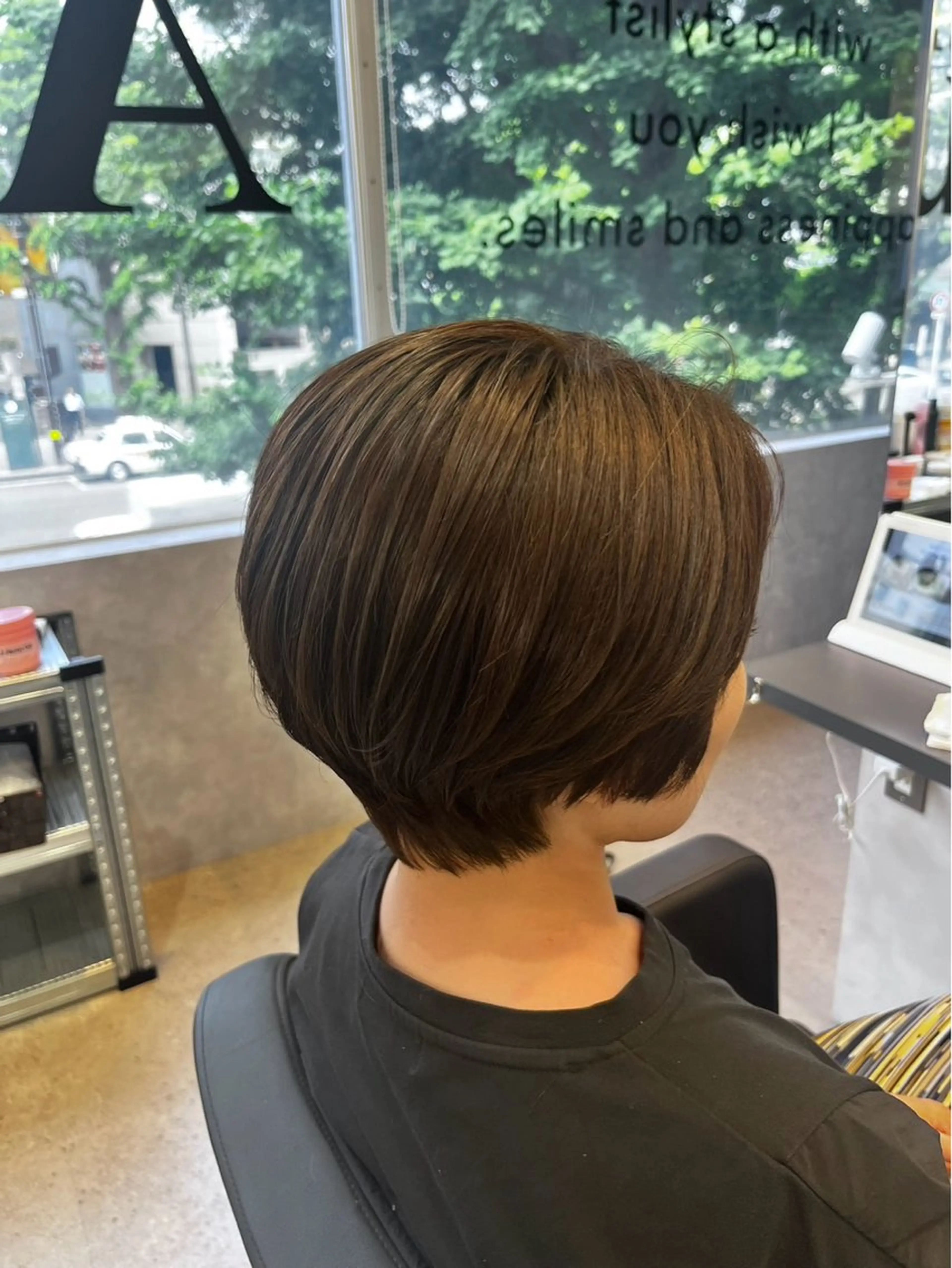 ショート くびれヘア ショートヘア カット 仙台似合わせ カット/RIKUのヘアスタイル