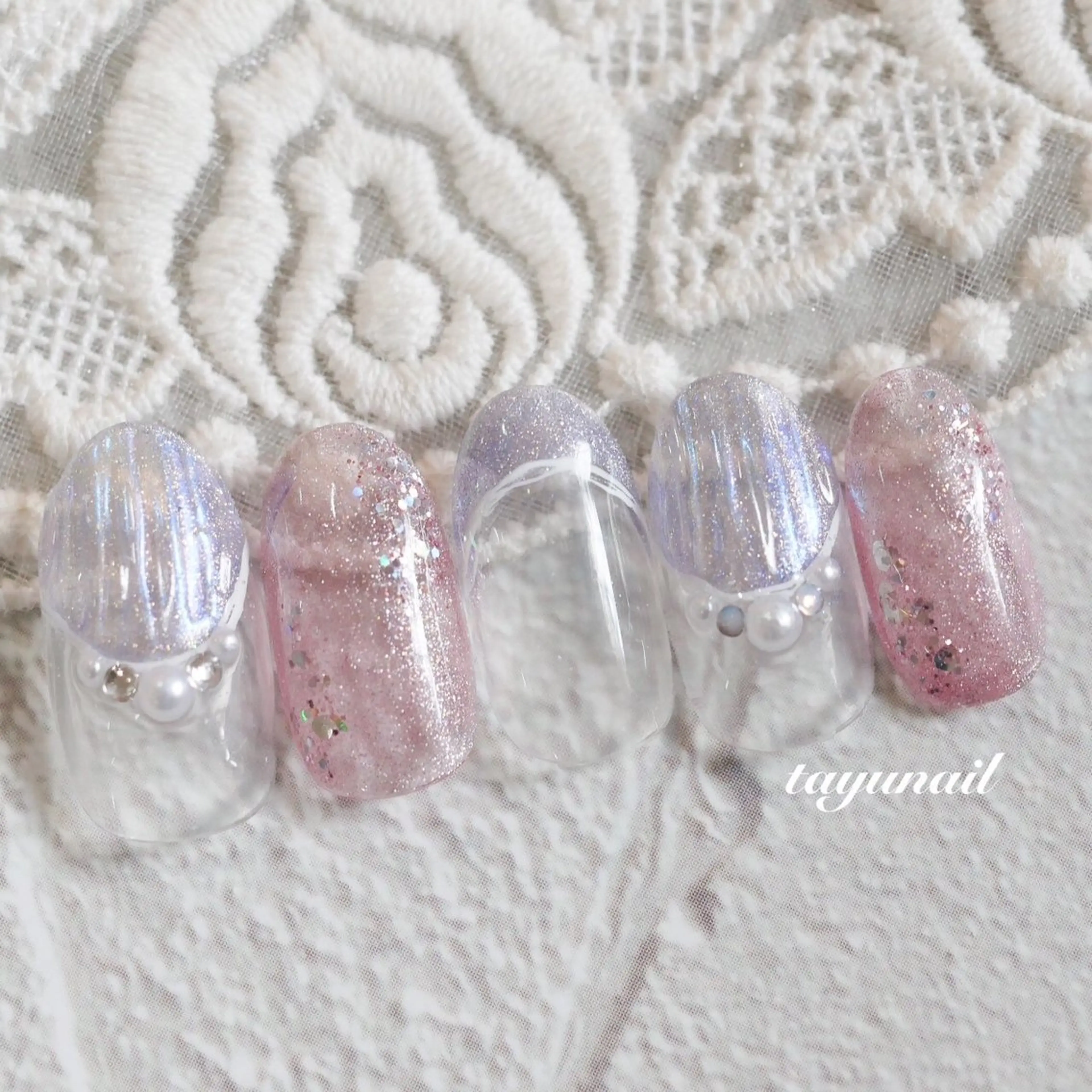 ネイル アートネイル ジェルネイル パラジェル ネイルサロン 【たゆnail】のネイルデザイン