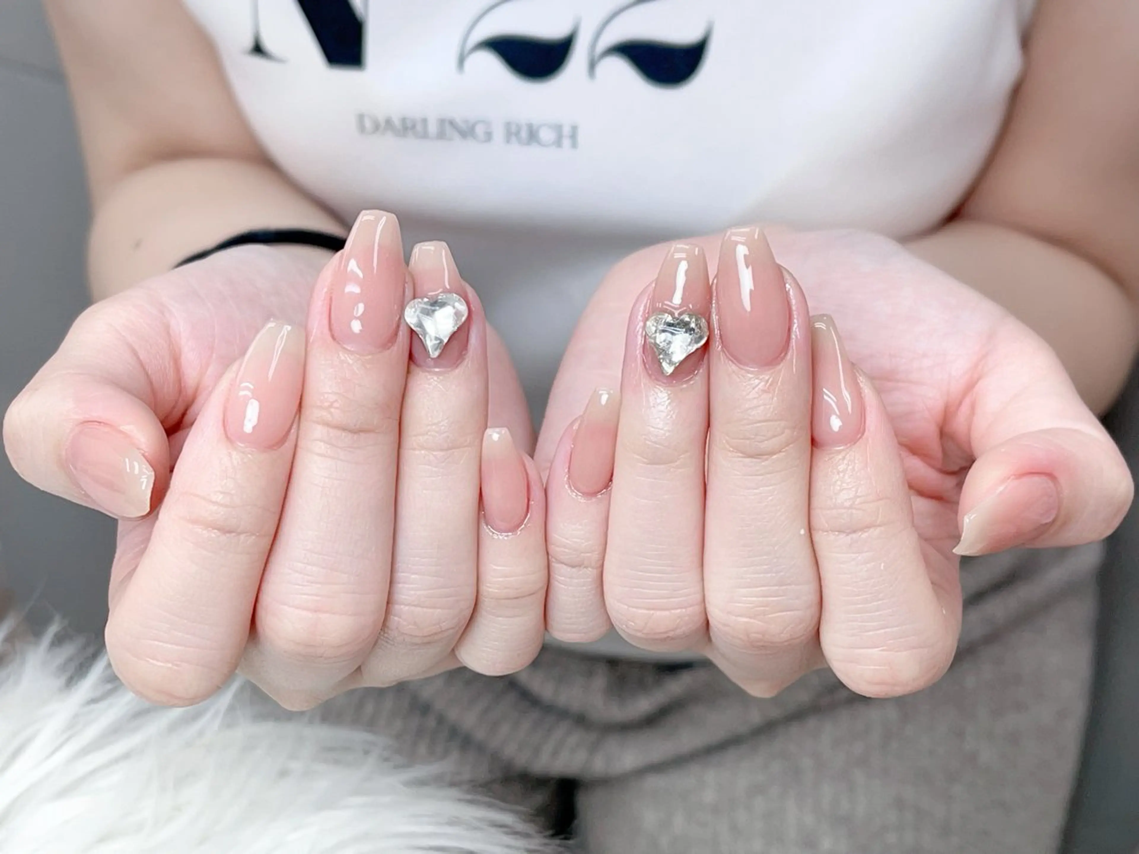 メンズ ネイル アートネイル フレンチネイル ジェルネイル キラキラネイル パラジェル ハンドネイル Bloom スカルプ専門店のネイルデザイン