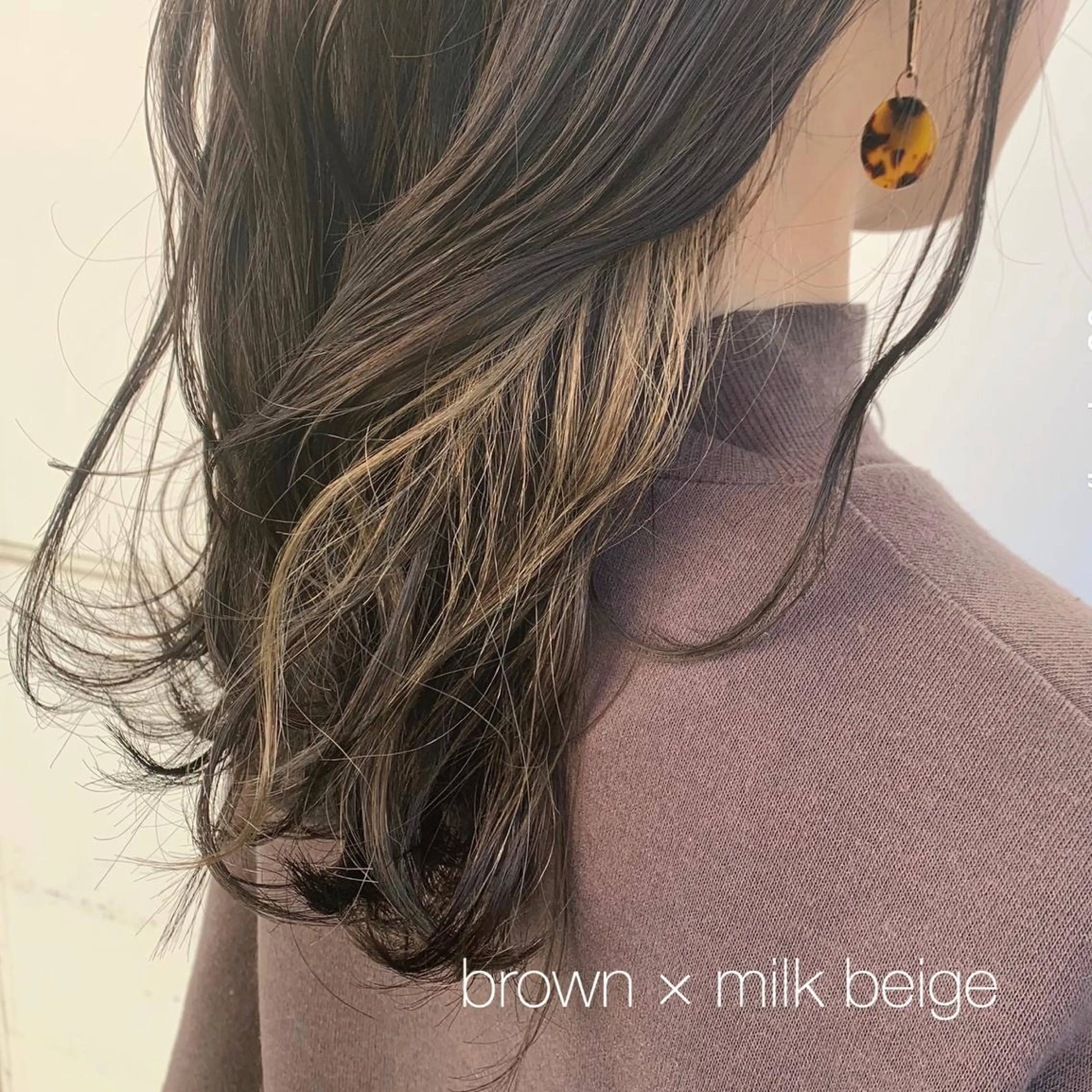 セミロング カラー RINA🧤 デザインとボブのヘアスタイル