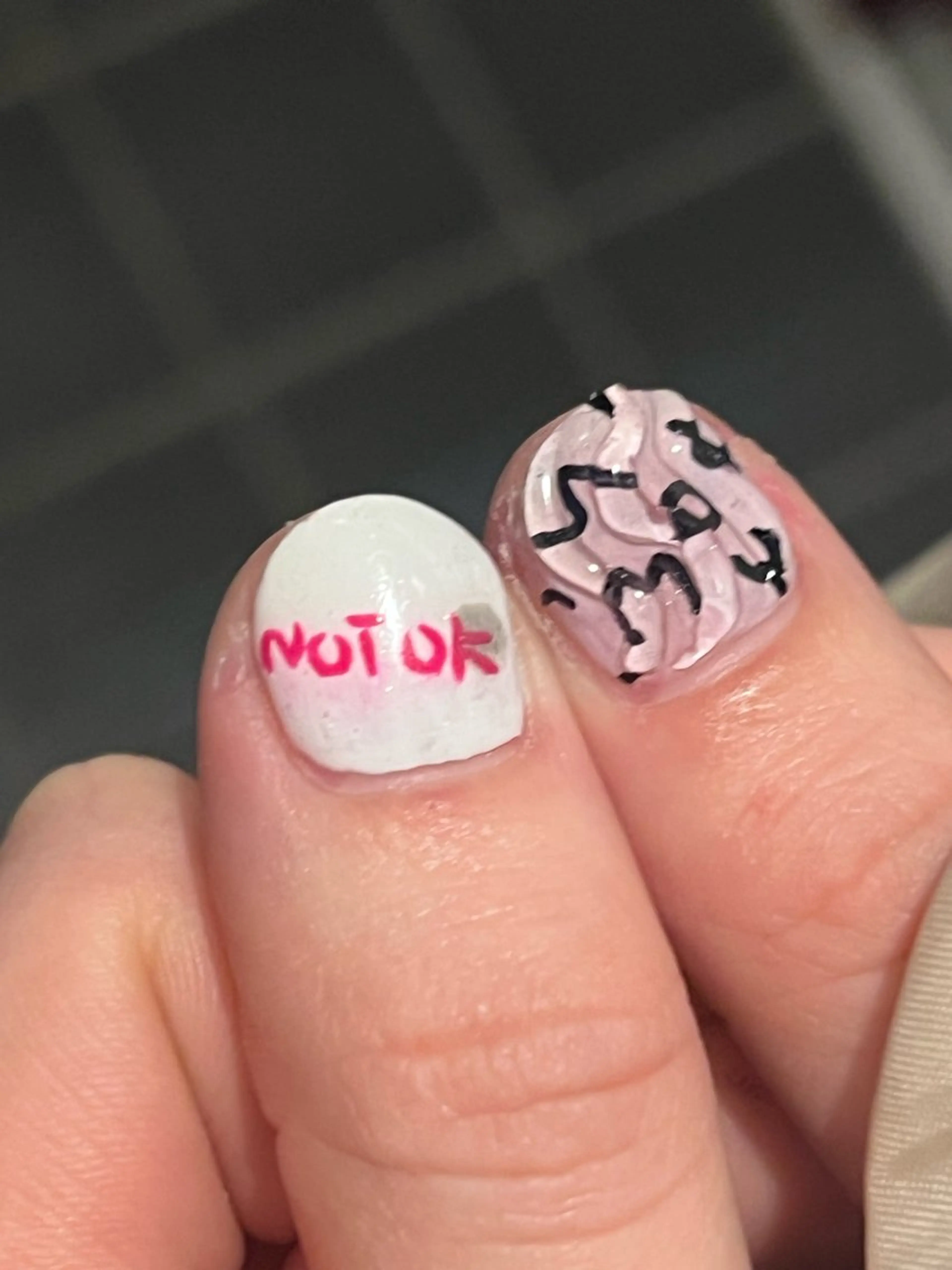 ネイル ハンドネイル Hata nail 🎀個性派ニュアンスのネイルデザイン