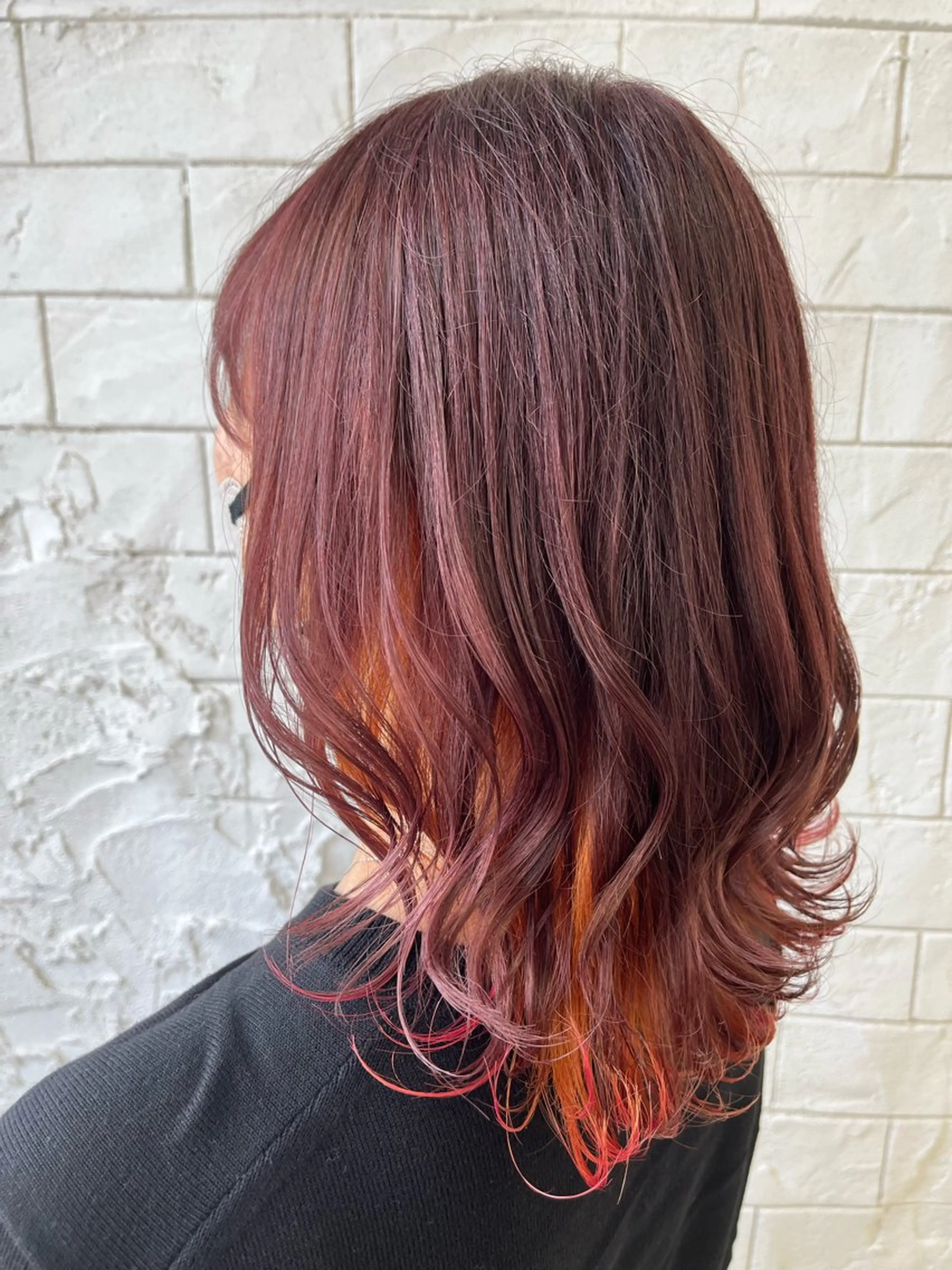 ミディアム ヘアカラー archange 大井川のヘアスタイル