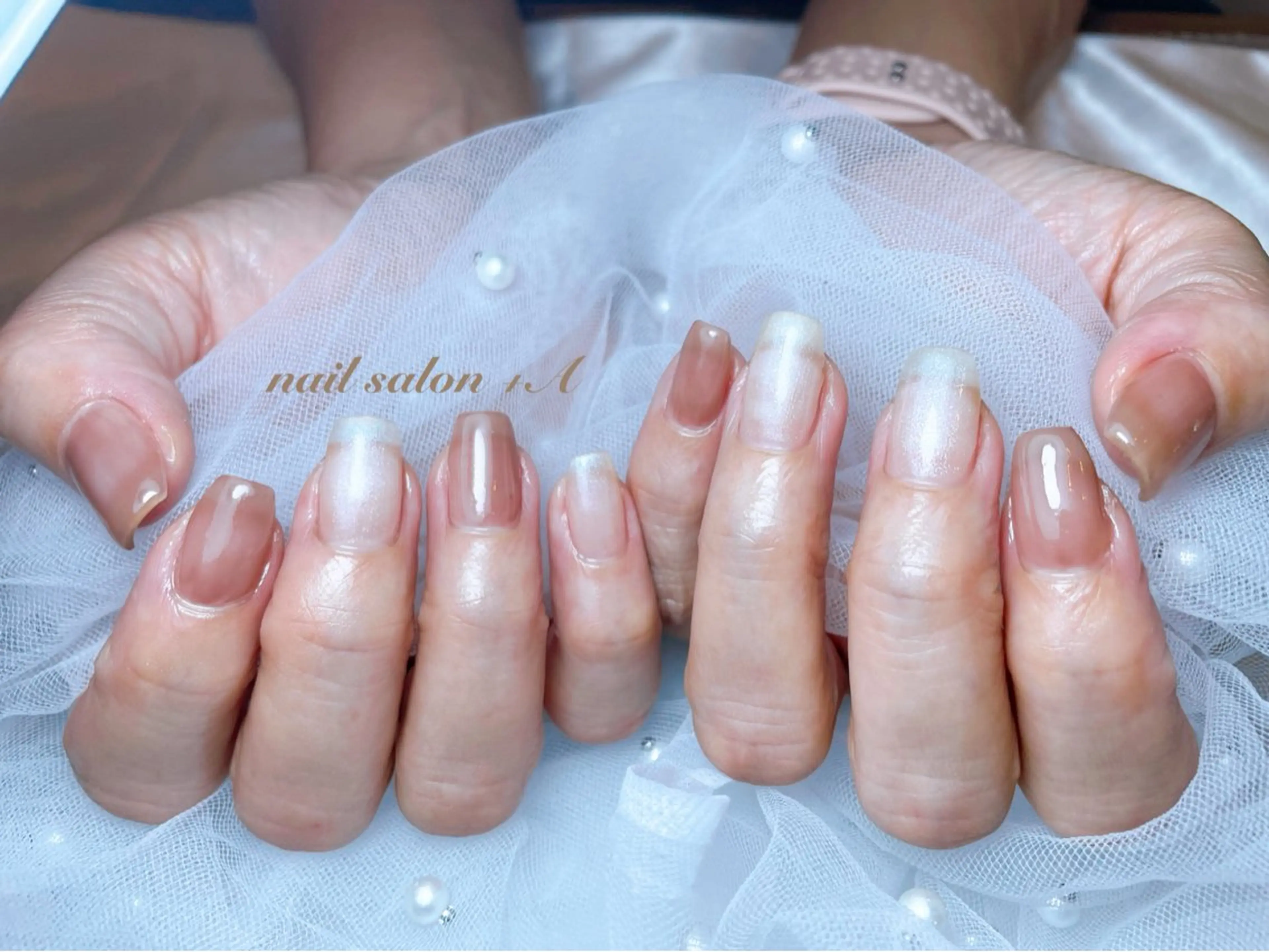 ミディアム ハンドネイル Nail Salon +Aのネイルデザイン