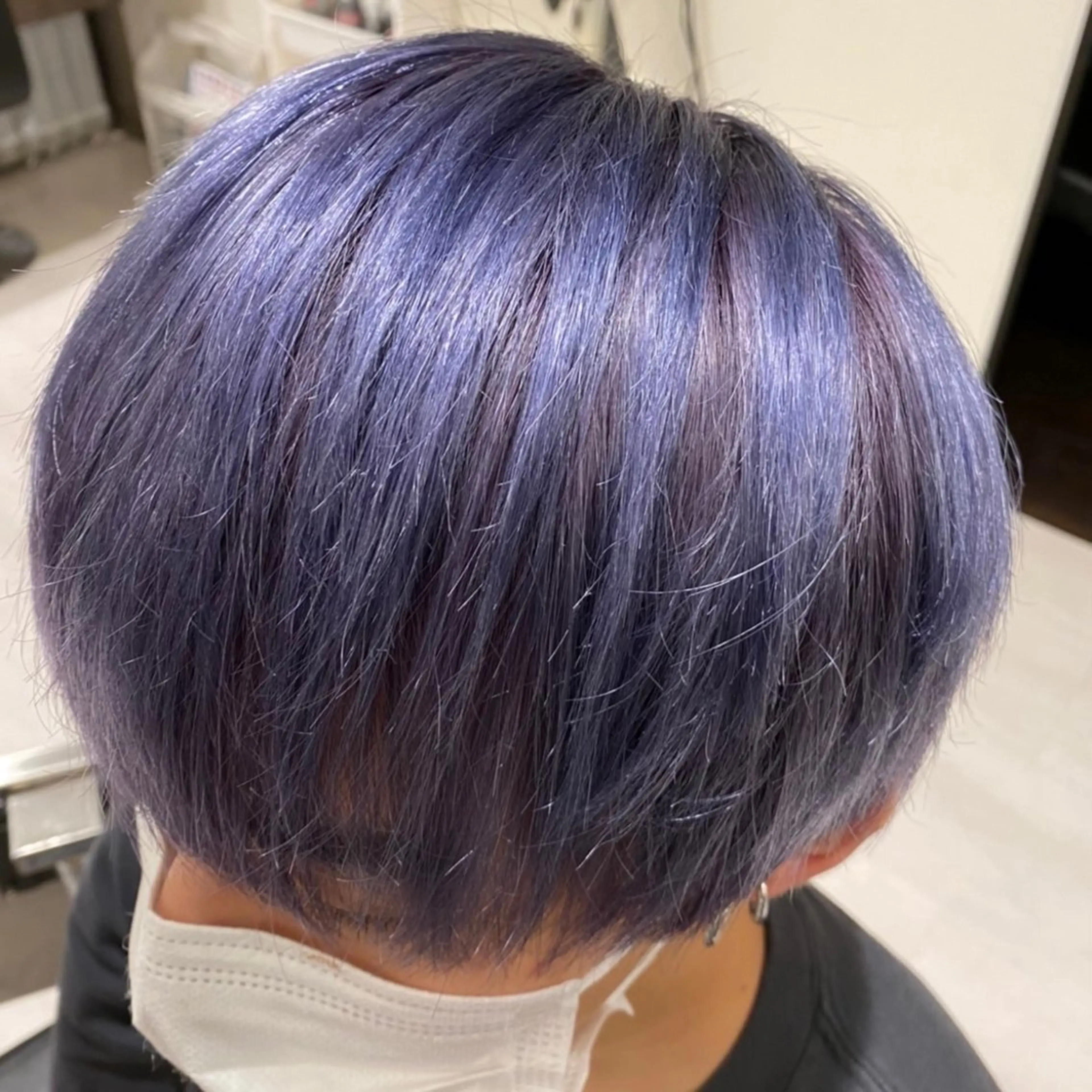 カット+ハイライトカラー+水トリートメントの写真