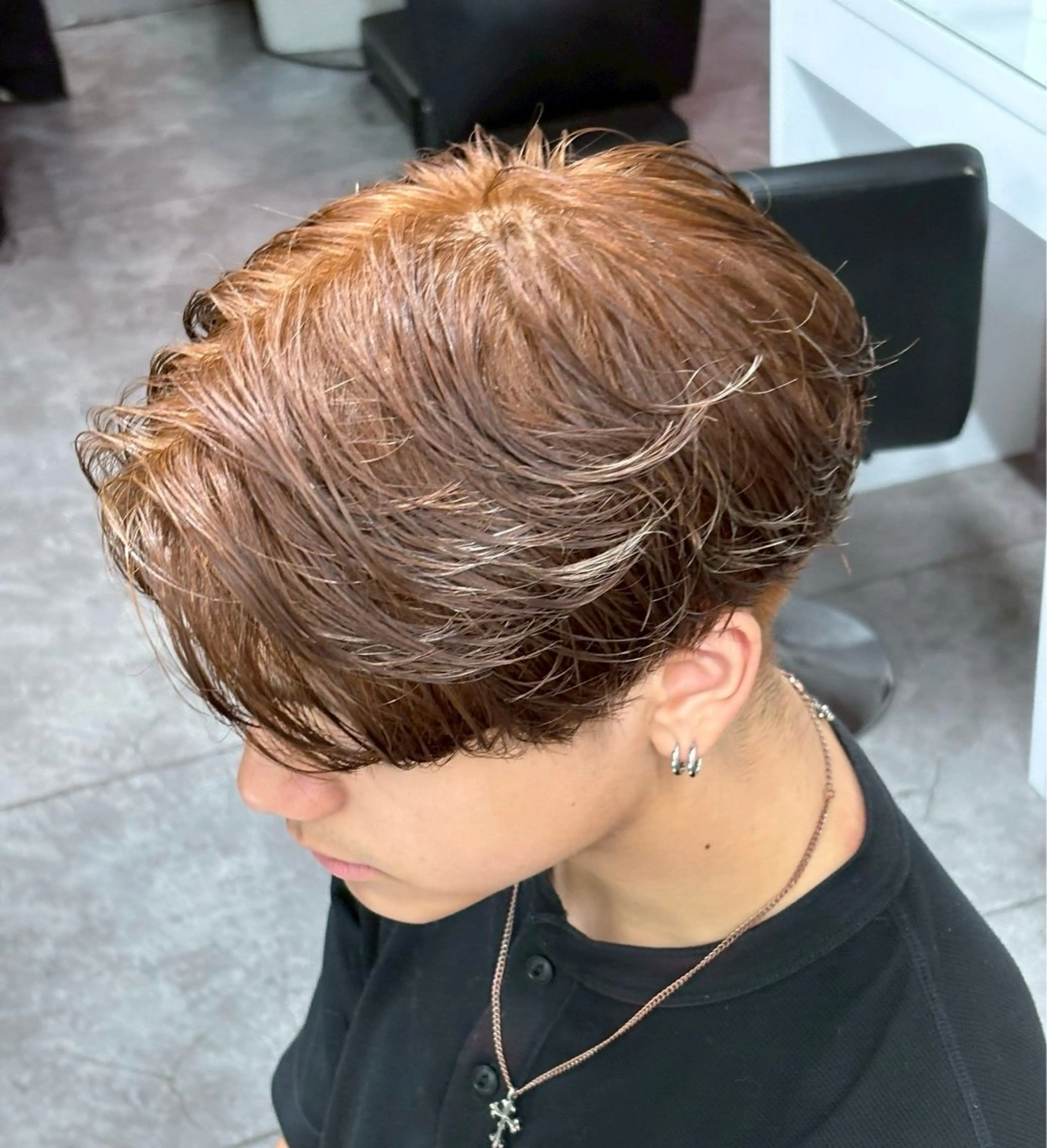 カラー メンズ 🌼カットカラーモデ ル募集中hana🌼のヘアスタイル