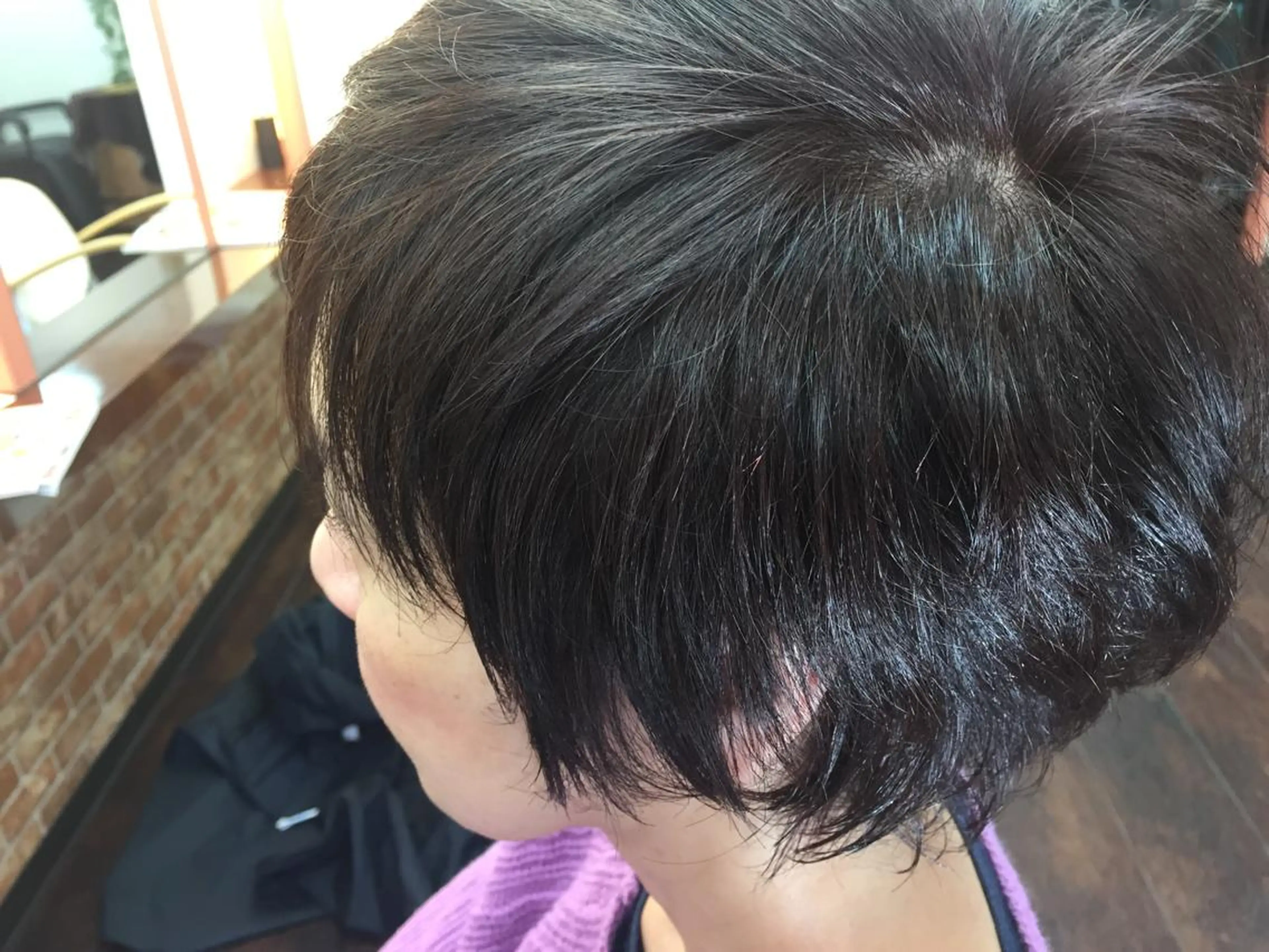 ショート カラー カット パーマ トリートメント 桧山 真のヘアスタイル